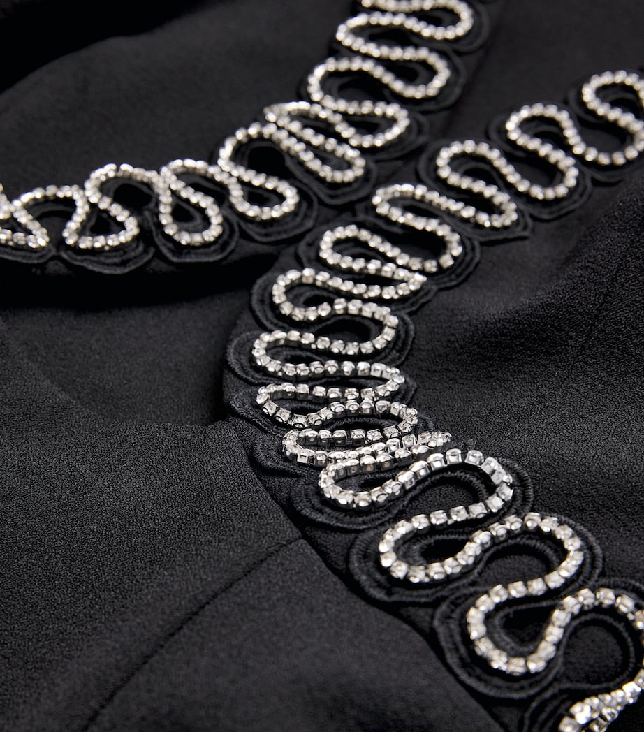 Embellished Nyx Midi Dress BLACK Image 5