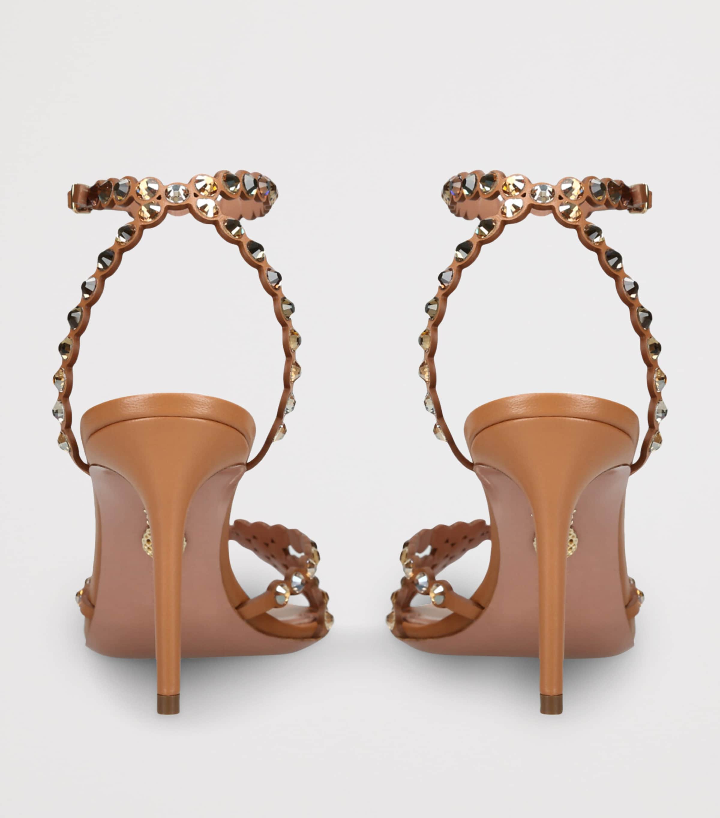 Leather Tequila Sandals 85 BROWN Image 3