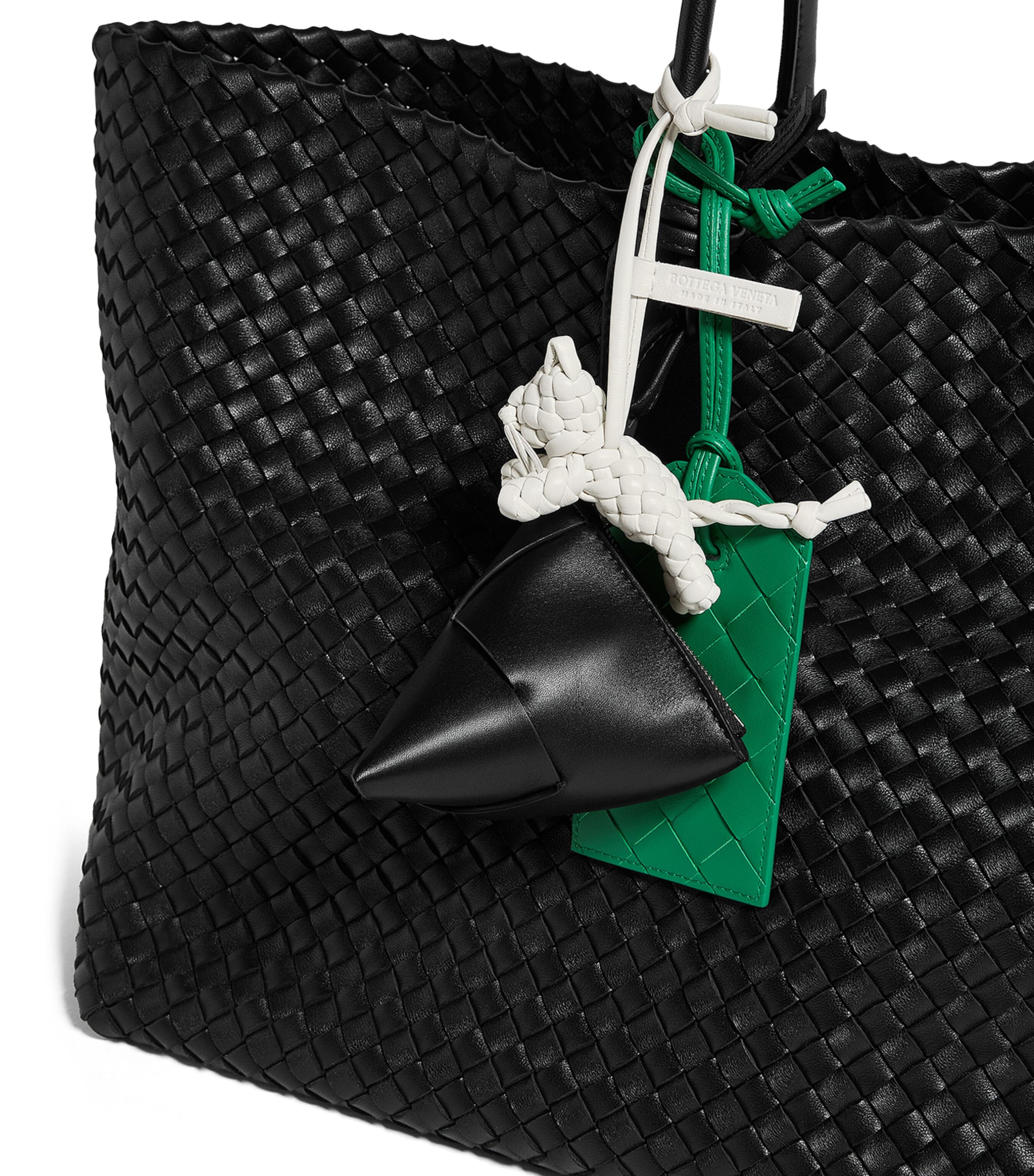 Bottega Veneta Leather Angolo Coin Purse Charm Image 2