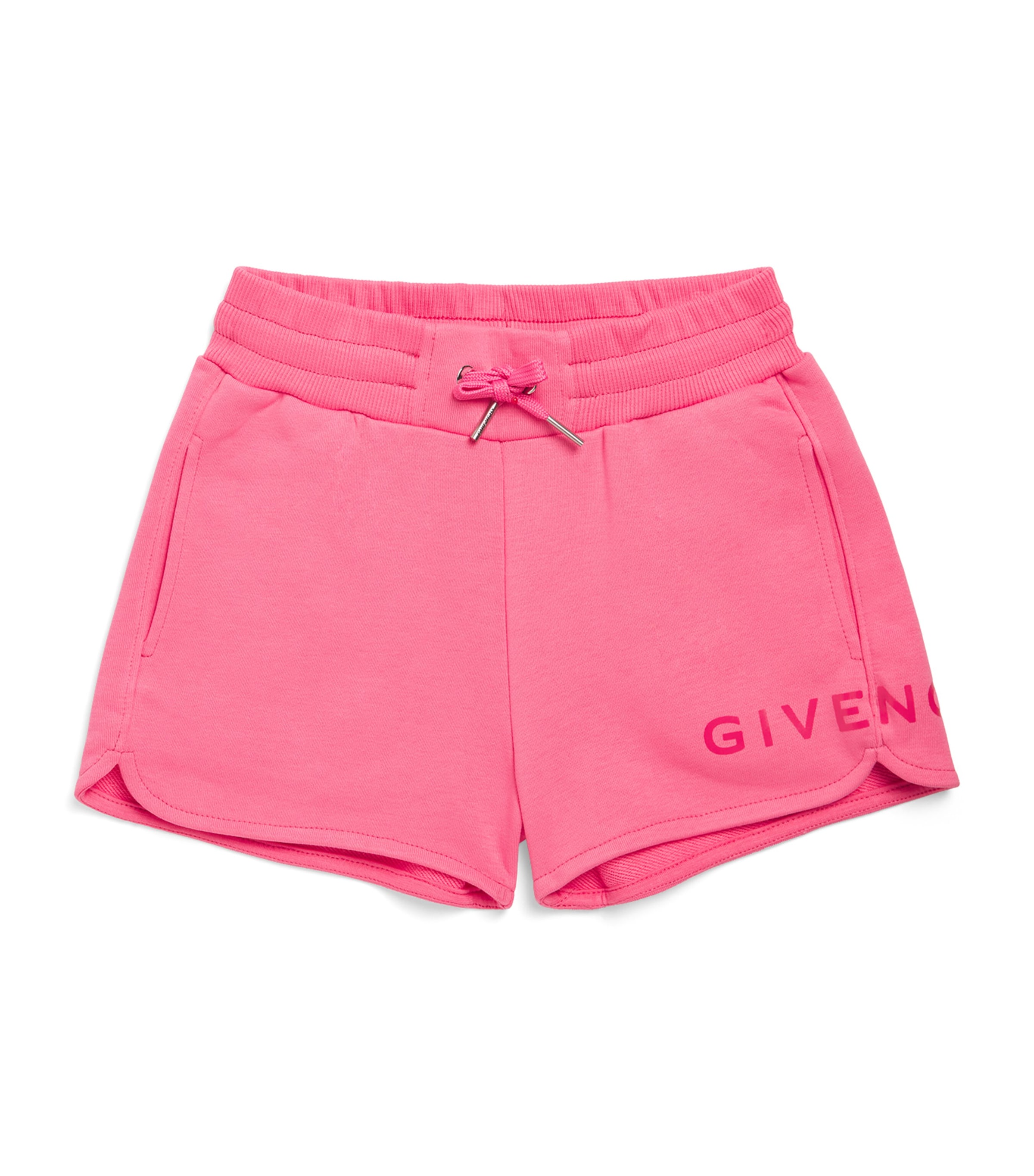 Givenchy Printed Cotton Sweat Shorts In Pink