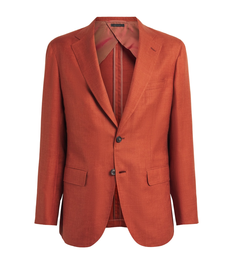 Brioni Silk-Cashmere-Linen Blazer