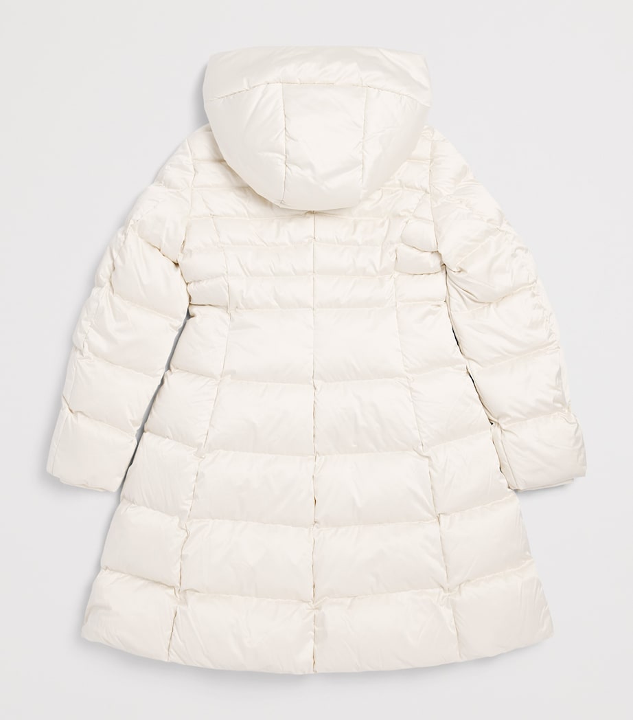 Monnalisa Quilted Down Puffer Jacket (7-12 Years) Gardenia Image 2