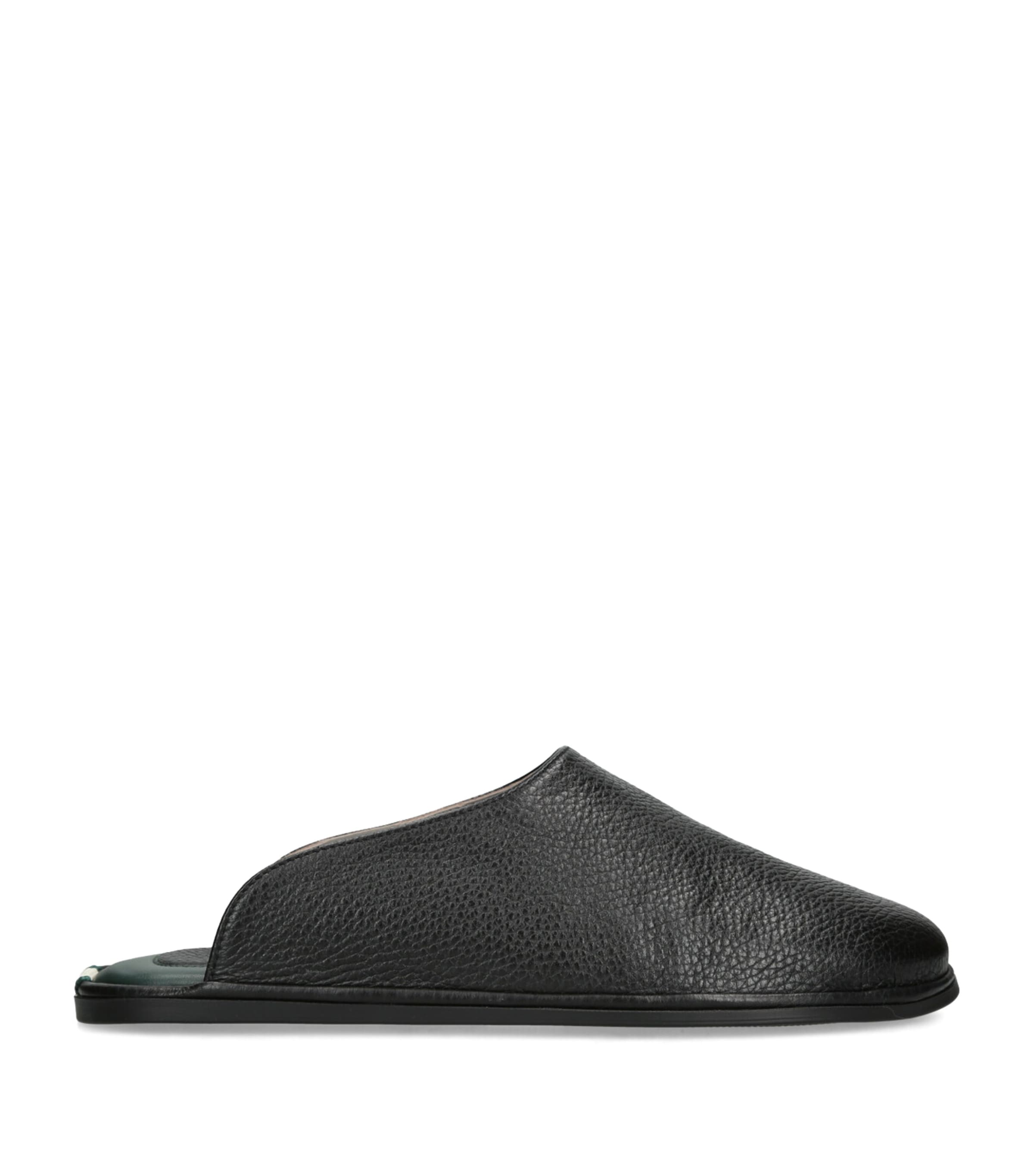 Leather Mules BLACK Image 1