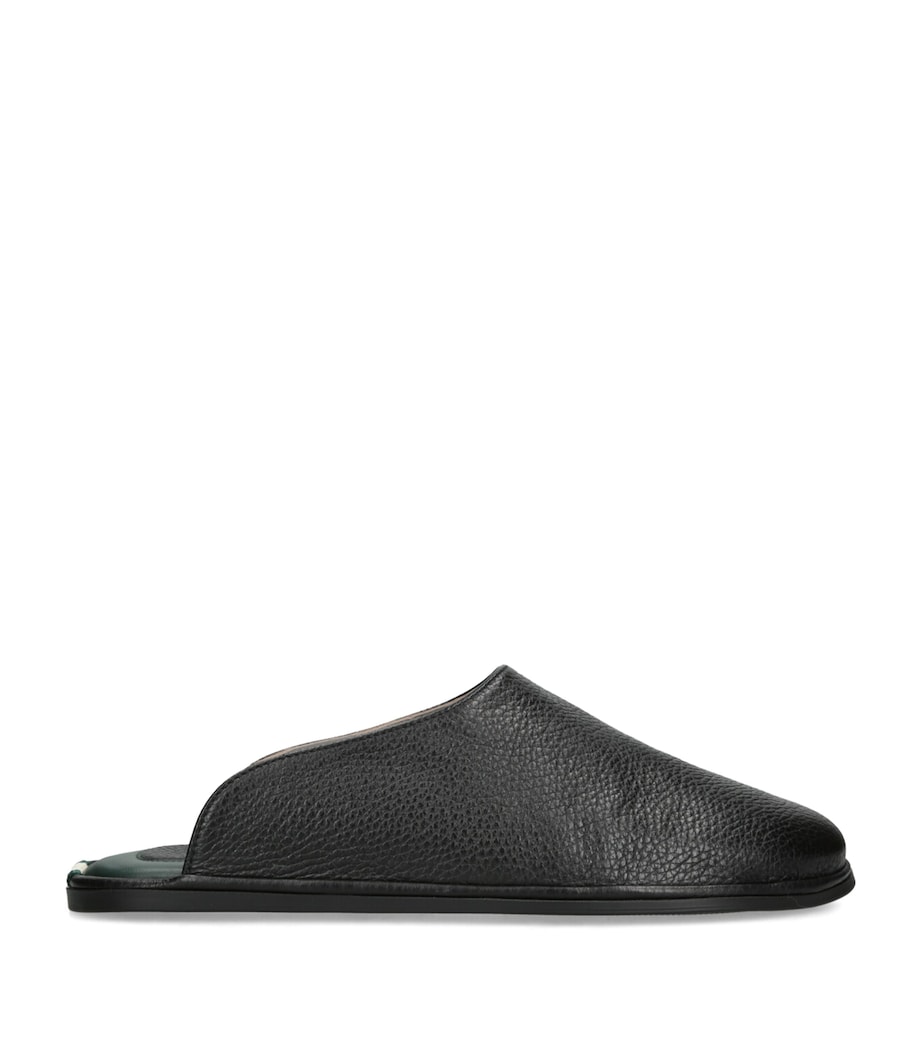 Leather Mules BLACK Image 1
