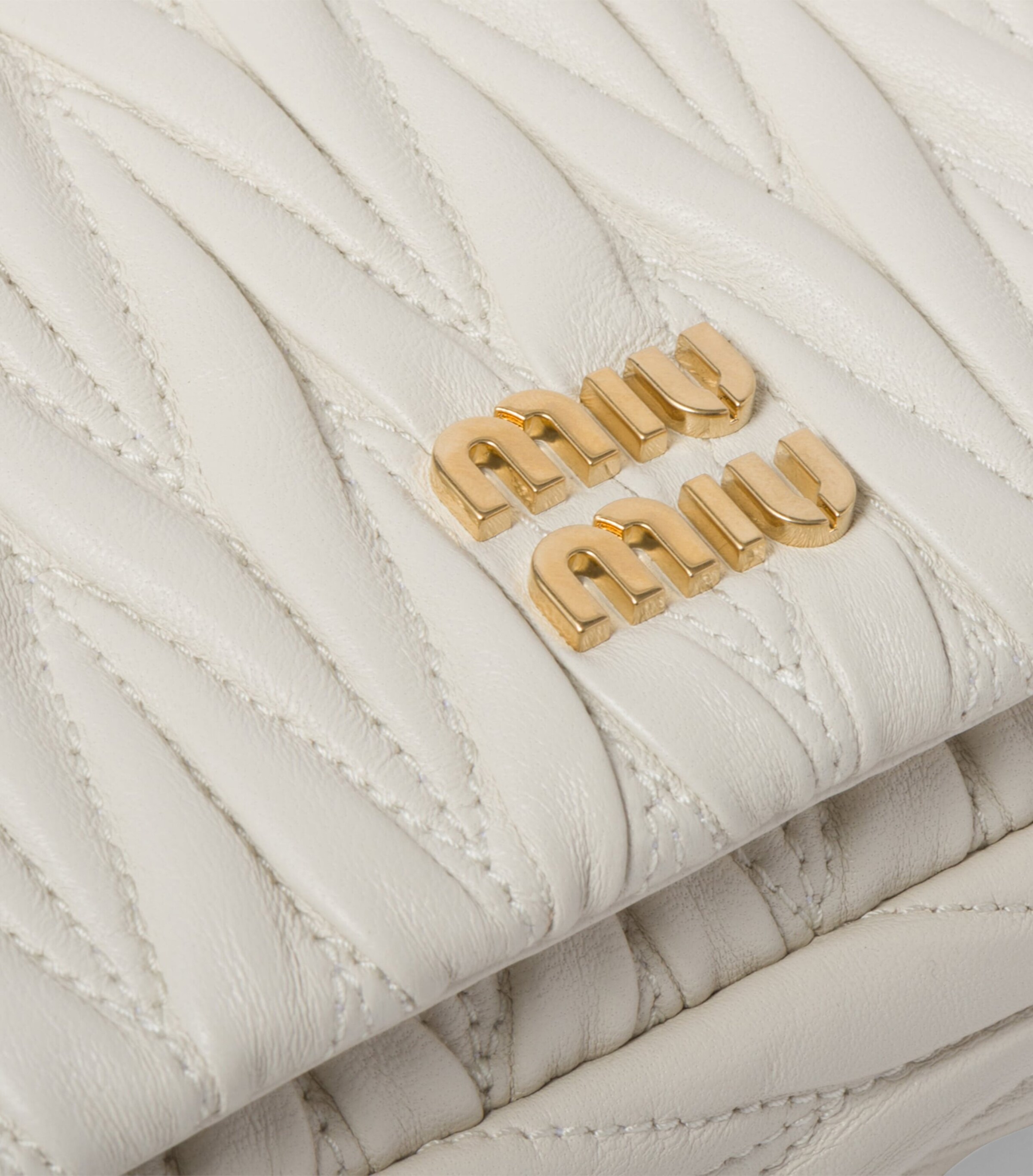 Miu Miu Mini Leather Matelassé Shoulder Bag Image 7