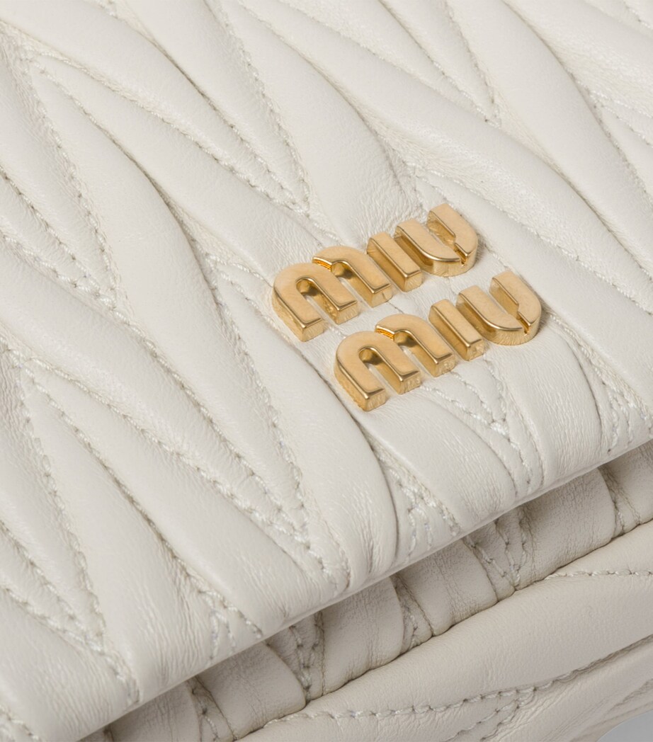 Miu Miu Mini Leather Matelassé Shoulder Bag Image 7