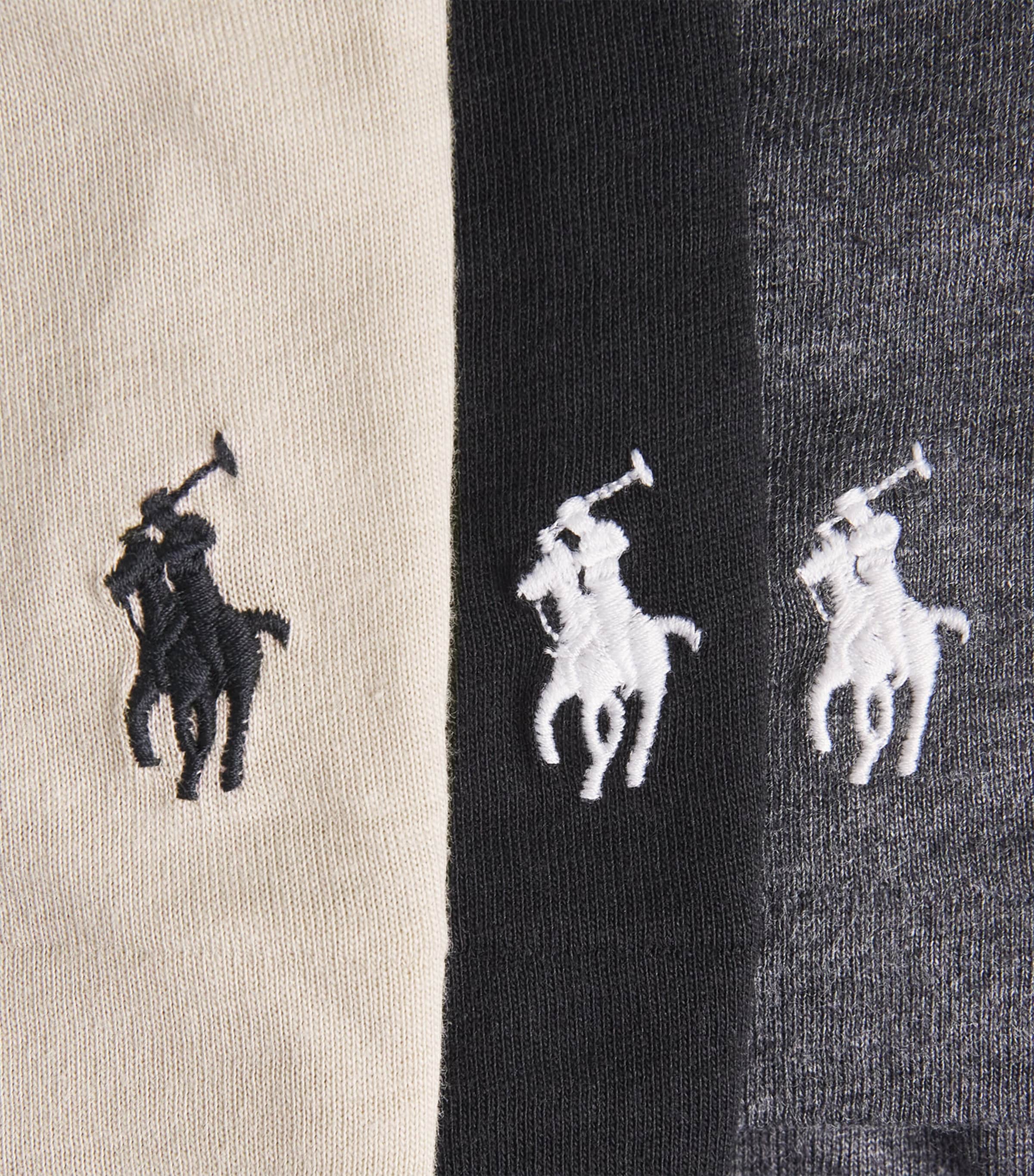 Cotton Undershirts (Pack of 3) 3PK STNWR GRY/BLACK Image 2