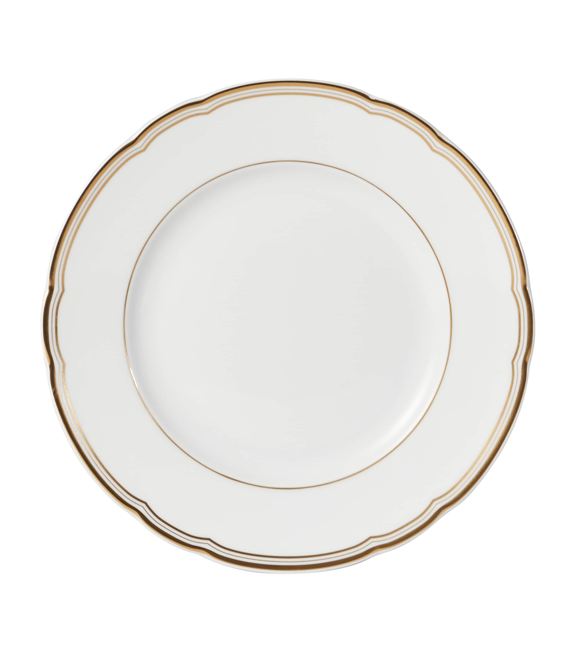 Bernardaud Porcelain Pompadour Salad Plate In Gold