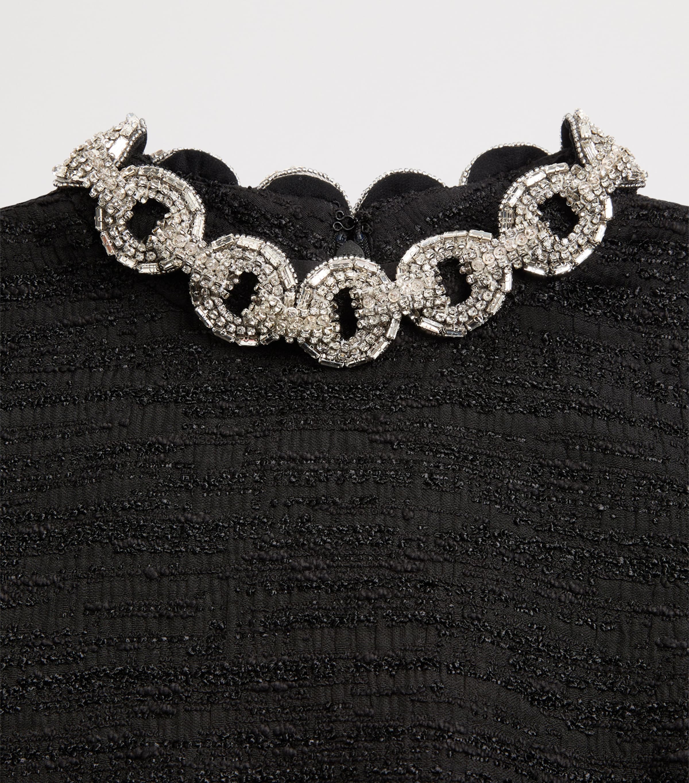 Valentino Womens Embellished Mini Dress Nud Image 7