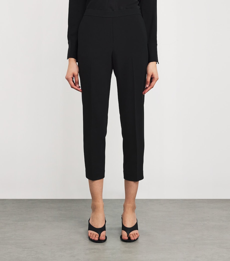 Cropped Treeca Trousers BLACK - 001 Image 3