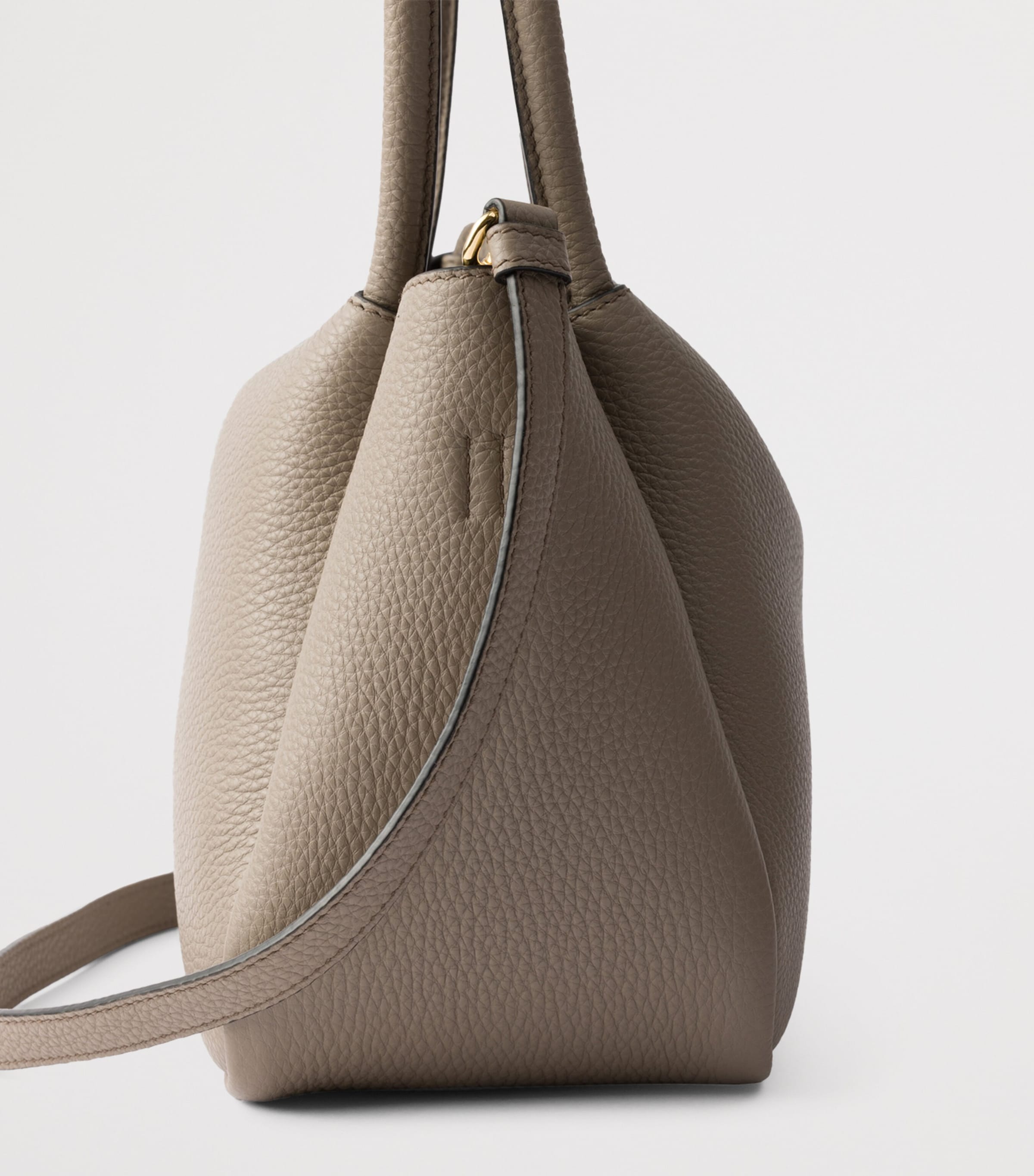 Small Leather Top-Handle Bag F03QH Image 5