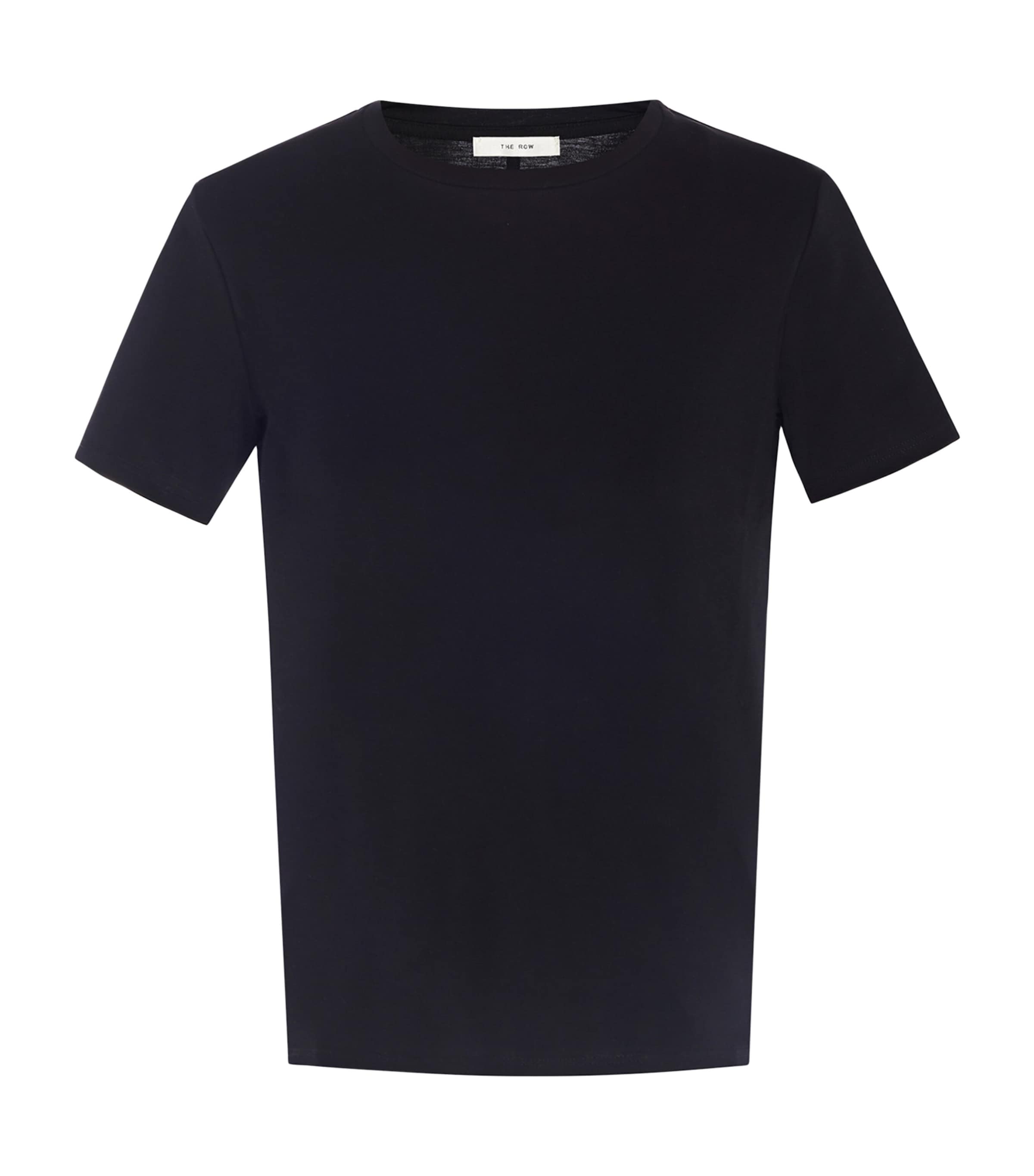 The Row Wesler Cotton T-shirt In Black