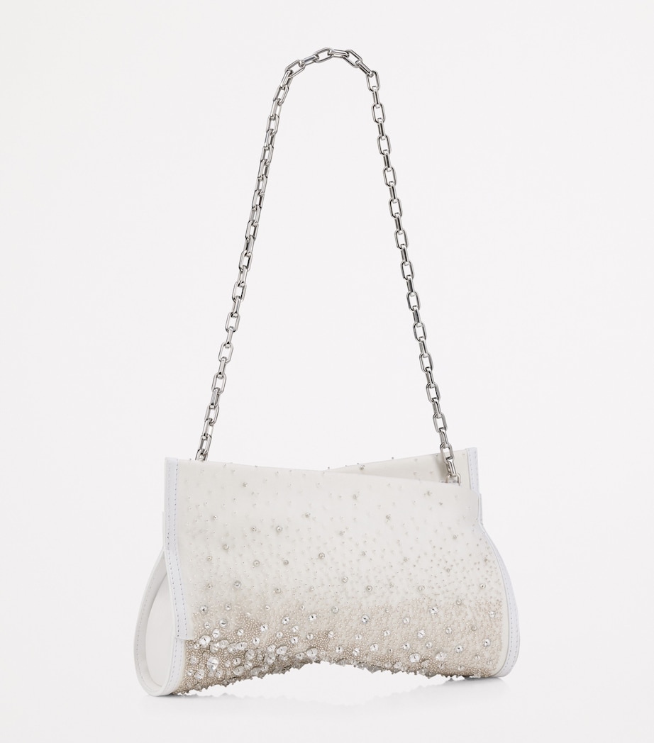 Loubitwist Silk Embellished Clutch Bag W396 Image 5