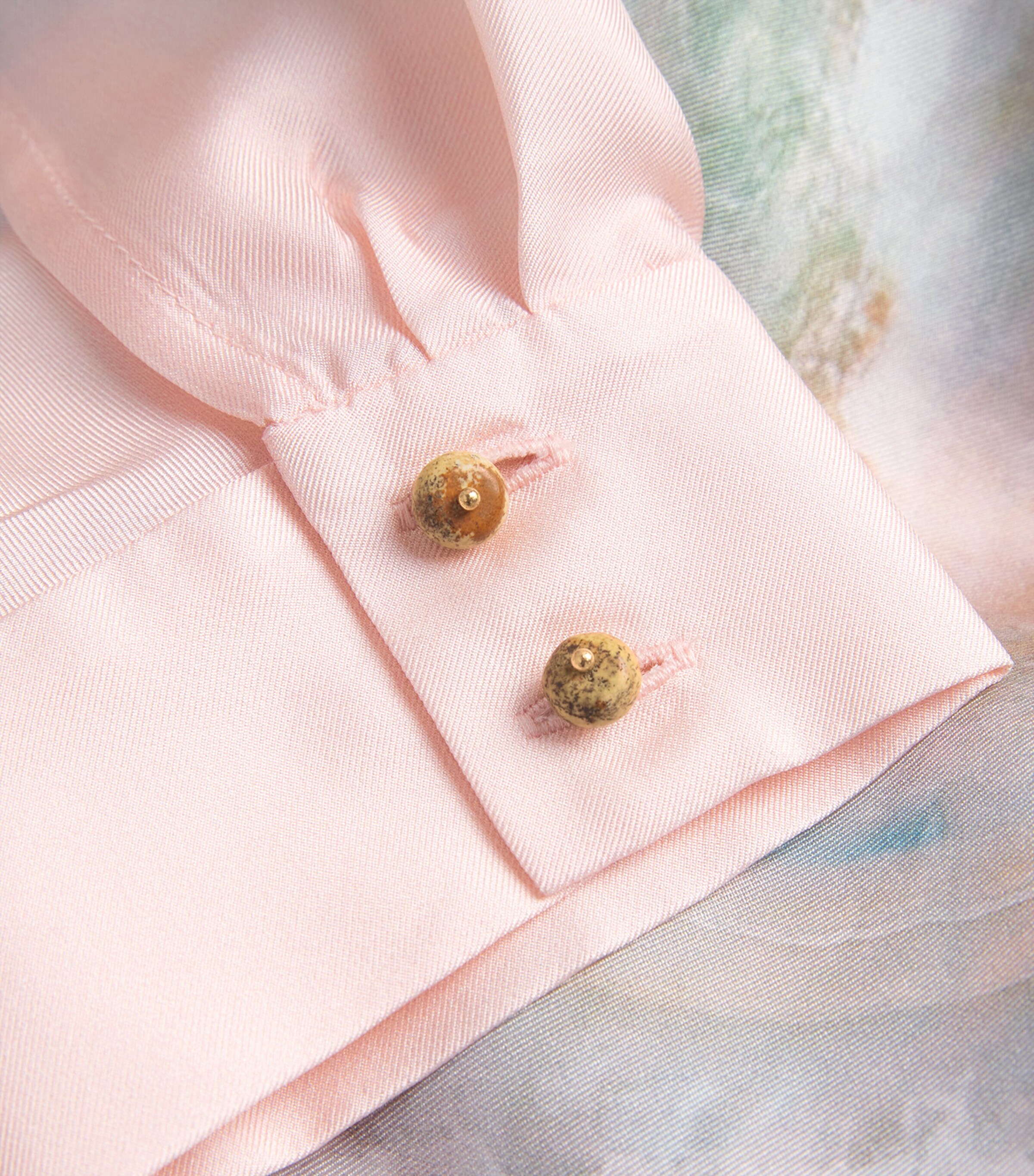 Zimmermann Womens Silk Illuminated Shirt Blue Agate Image 4