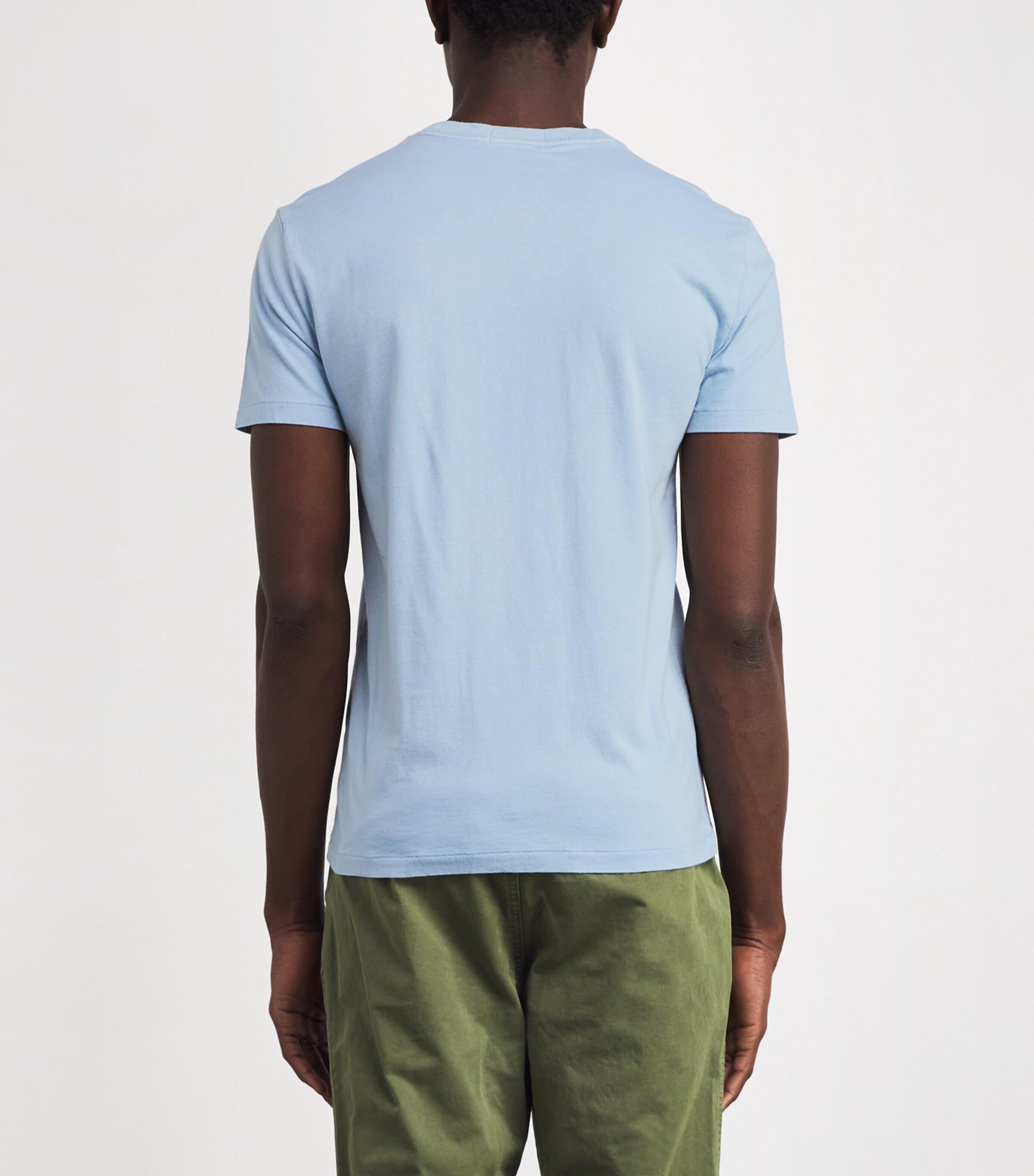 Cotton Custom Fit Polo Bear T-Shirt BLUE Image 4