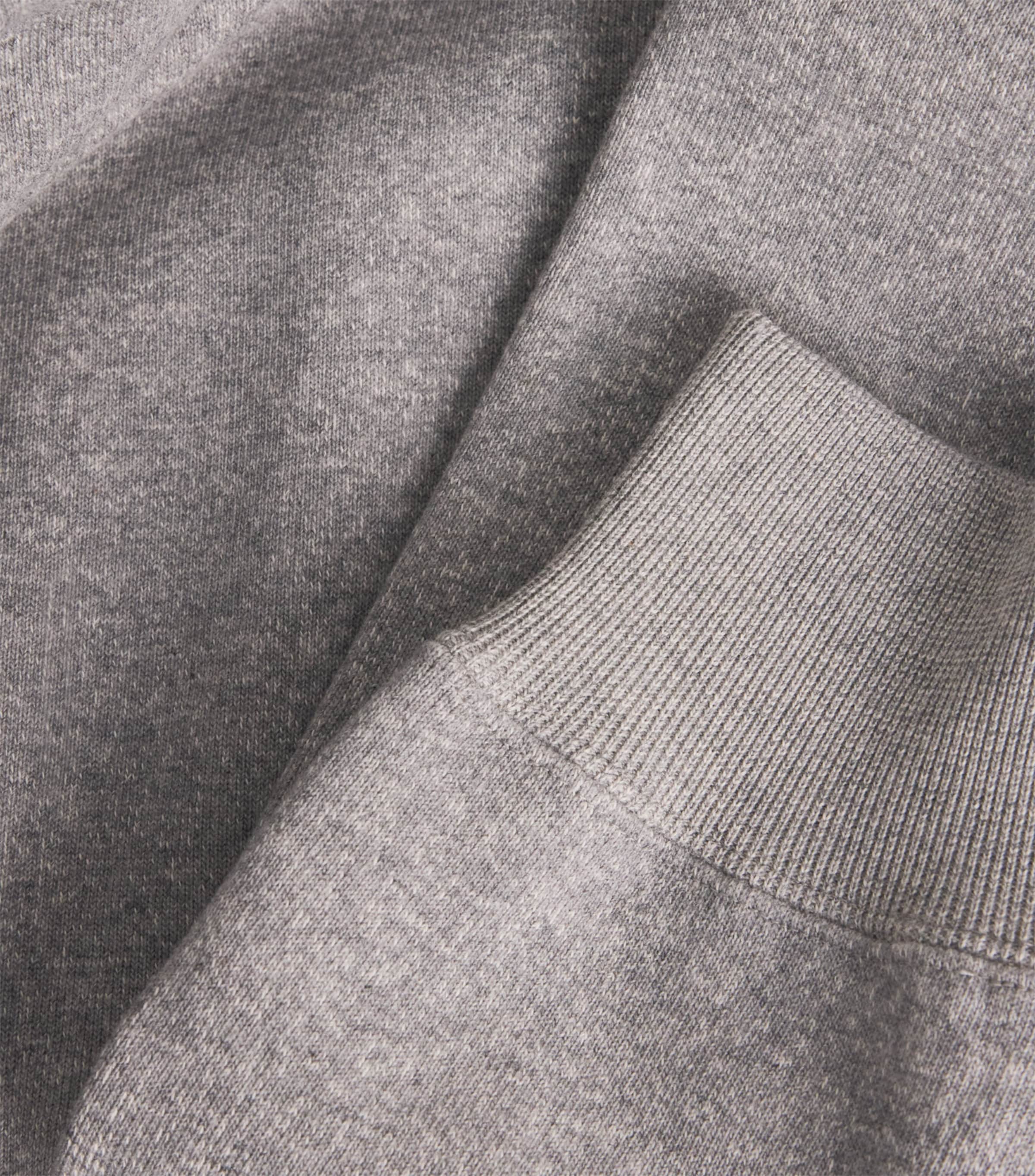 Cotton Smooth Soft Sweatshirt TOP GRAY Image 5