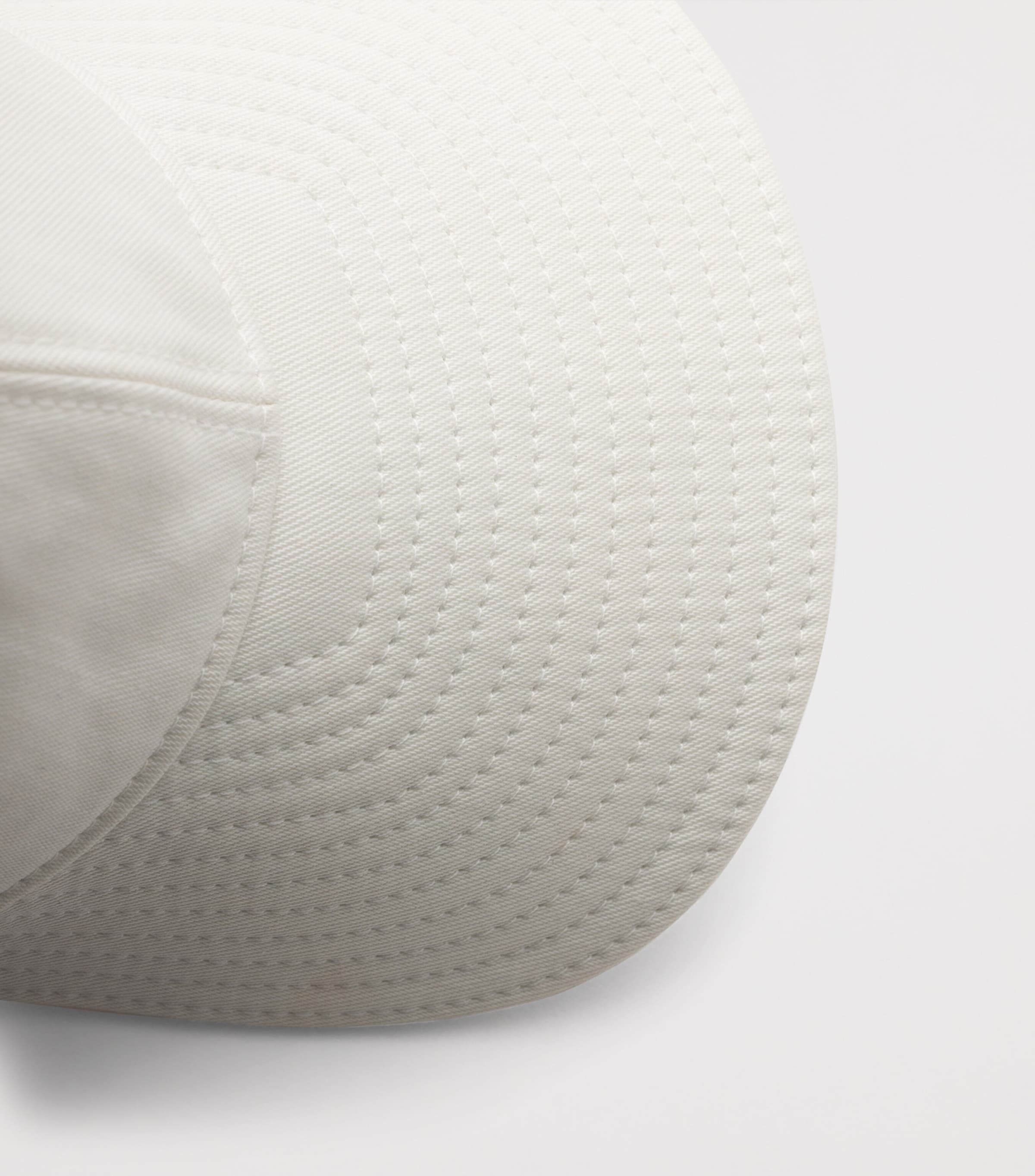 Prada Cotton Cord Cap White Image 3