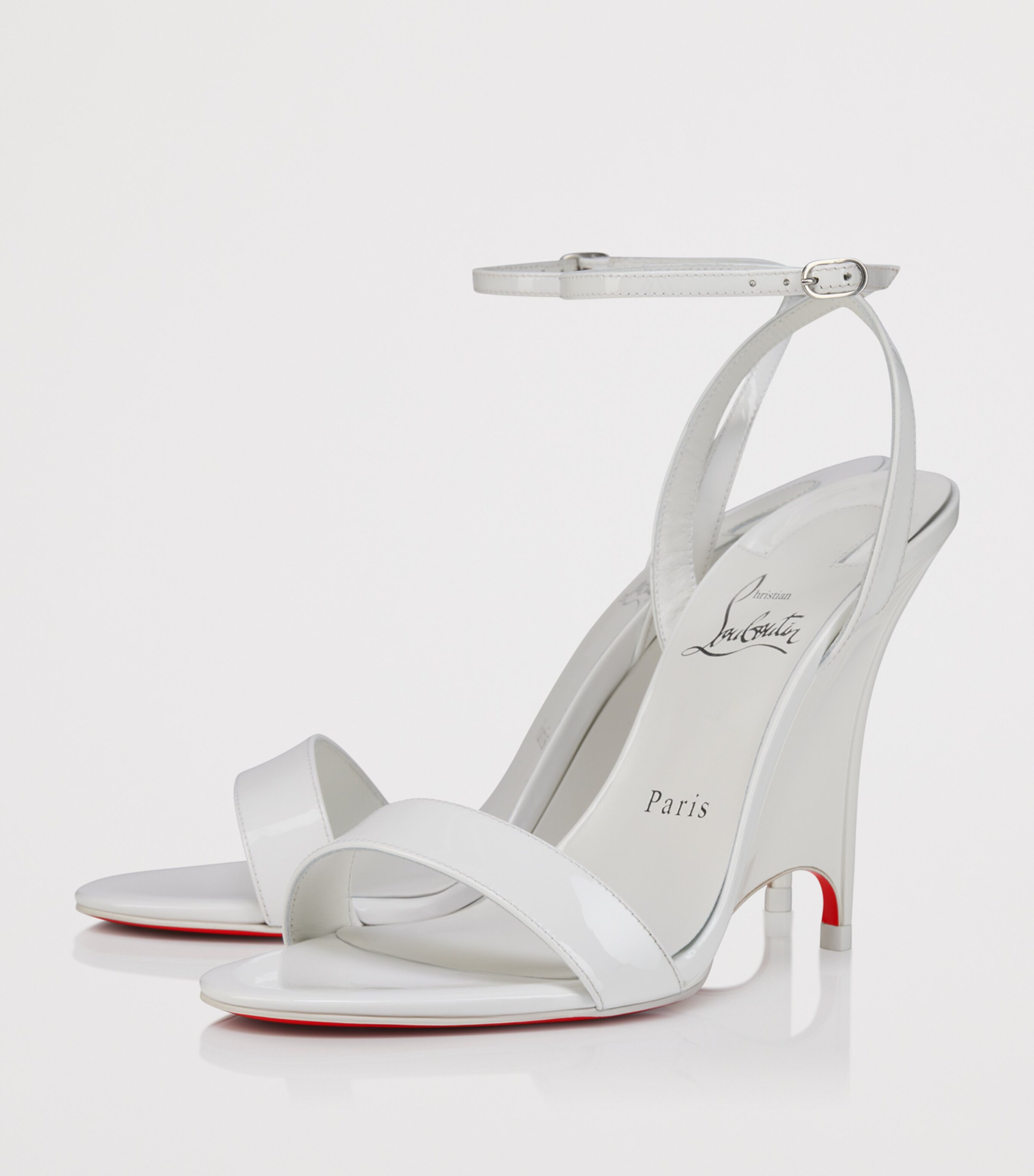 Christian Louboutin Zeezeenella Patent Leather Sandals 100 Image 2