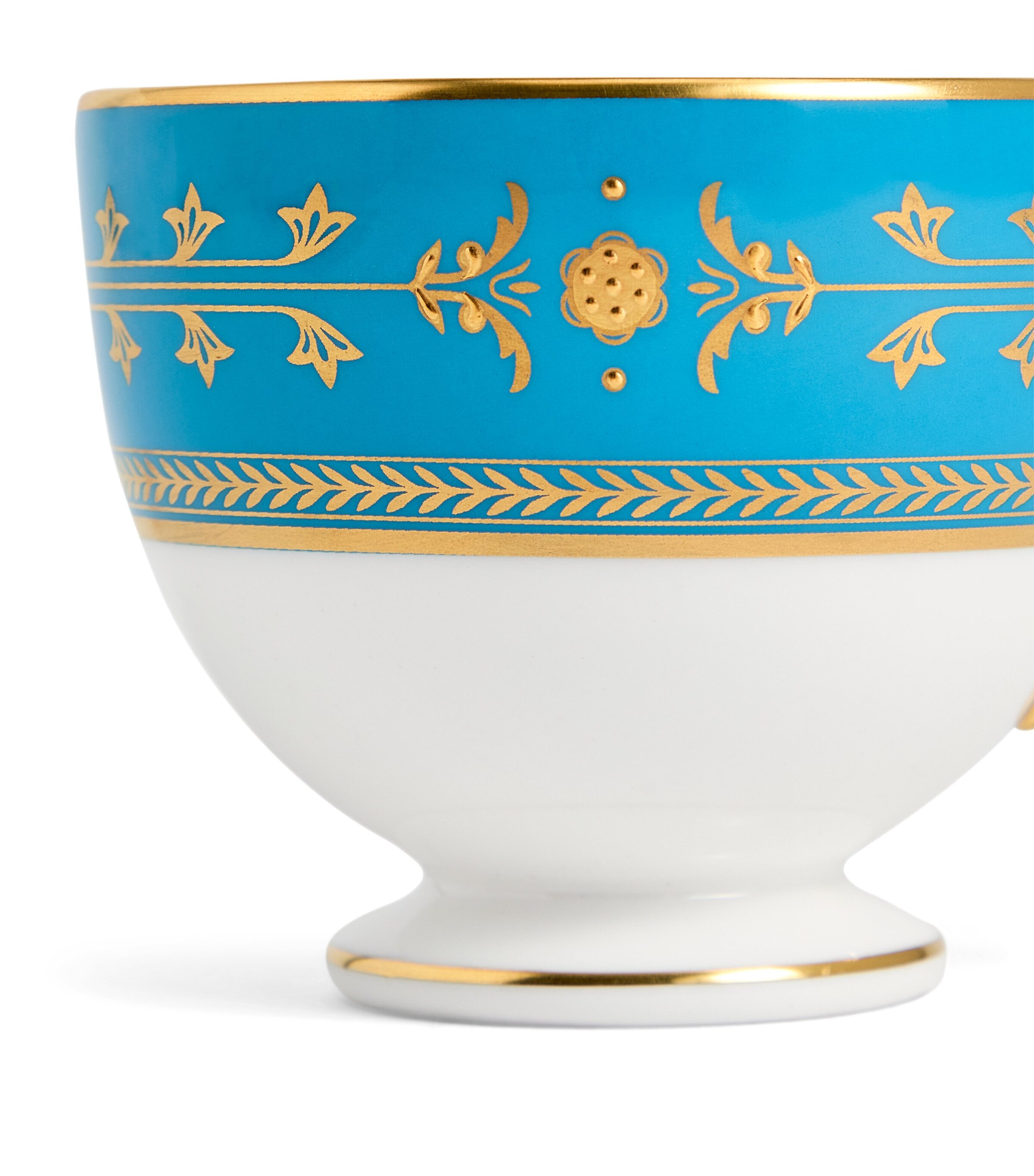 Bone China Bacchus Teacup and Saucer TURQ Image 5