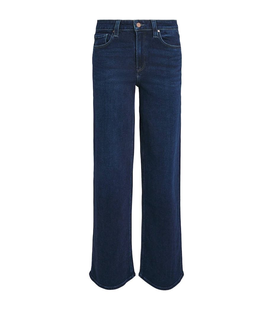 PAIGE Womens Tatum Wide-Leg Jeans Basilica Image 1