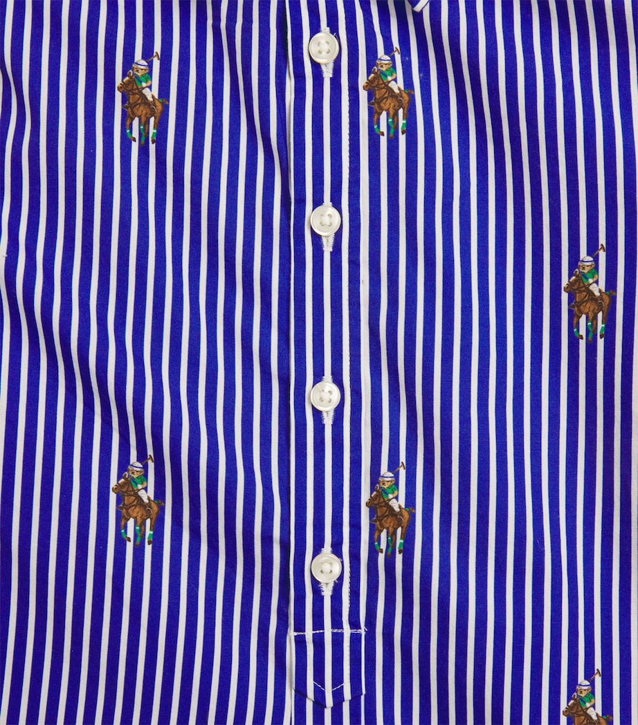 Cotton Stripe Shirt Dress (7-16 Years) MULTI Image 3