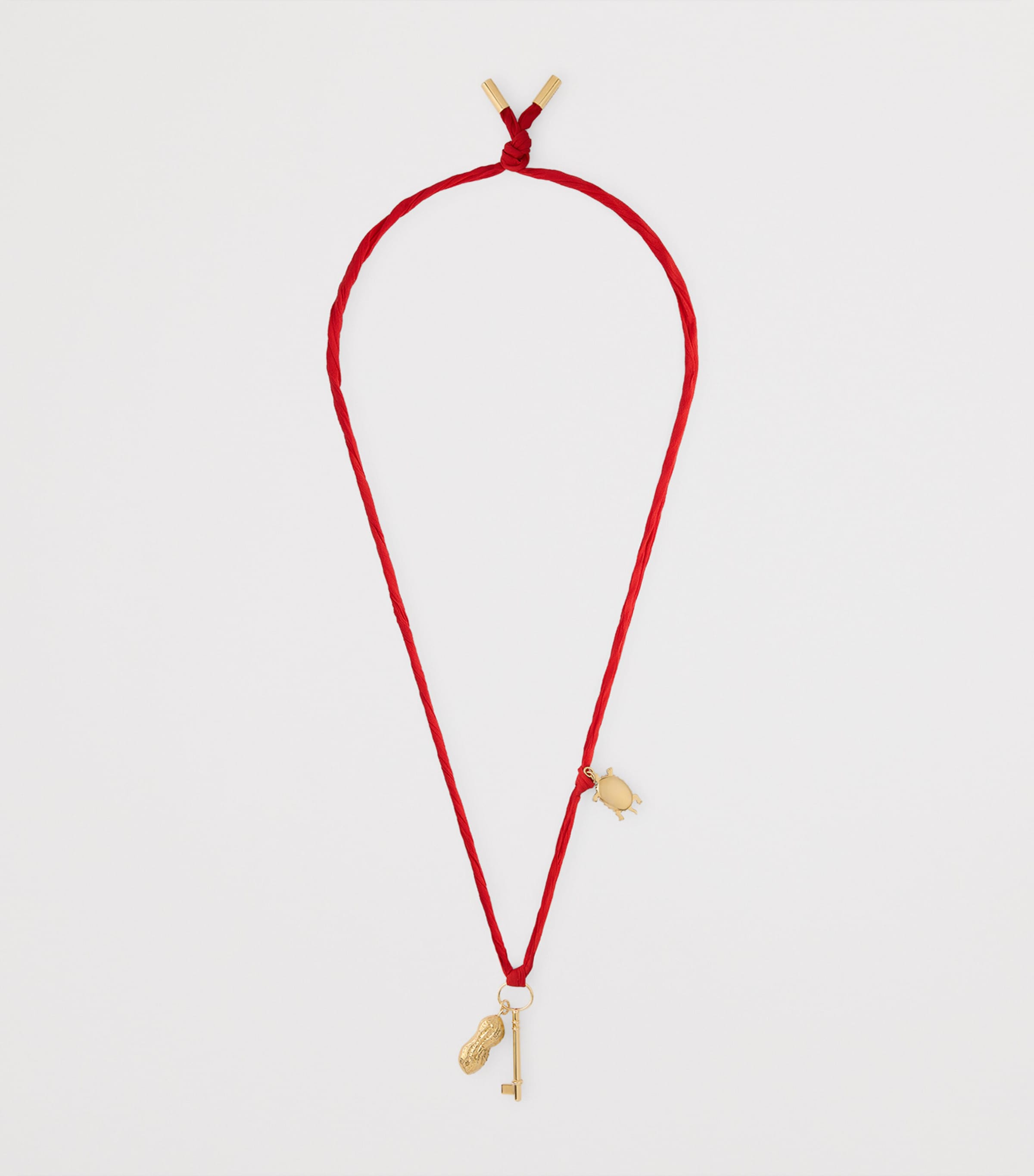 Silk Charms Necklace GOLDEN YELLOW Image 3