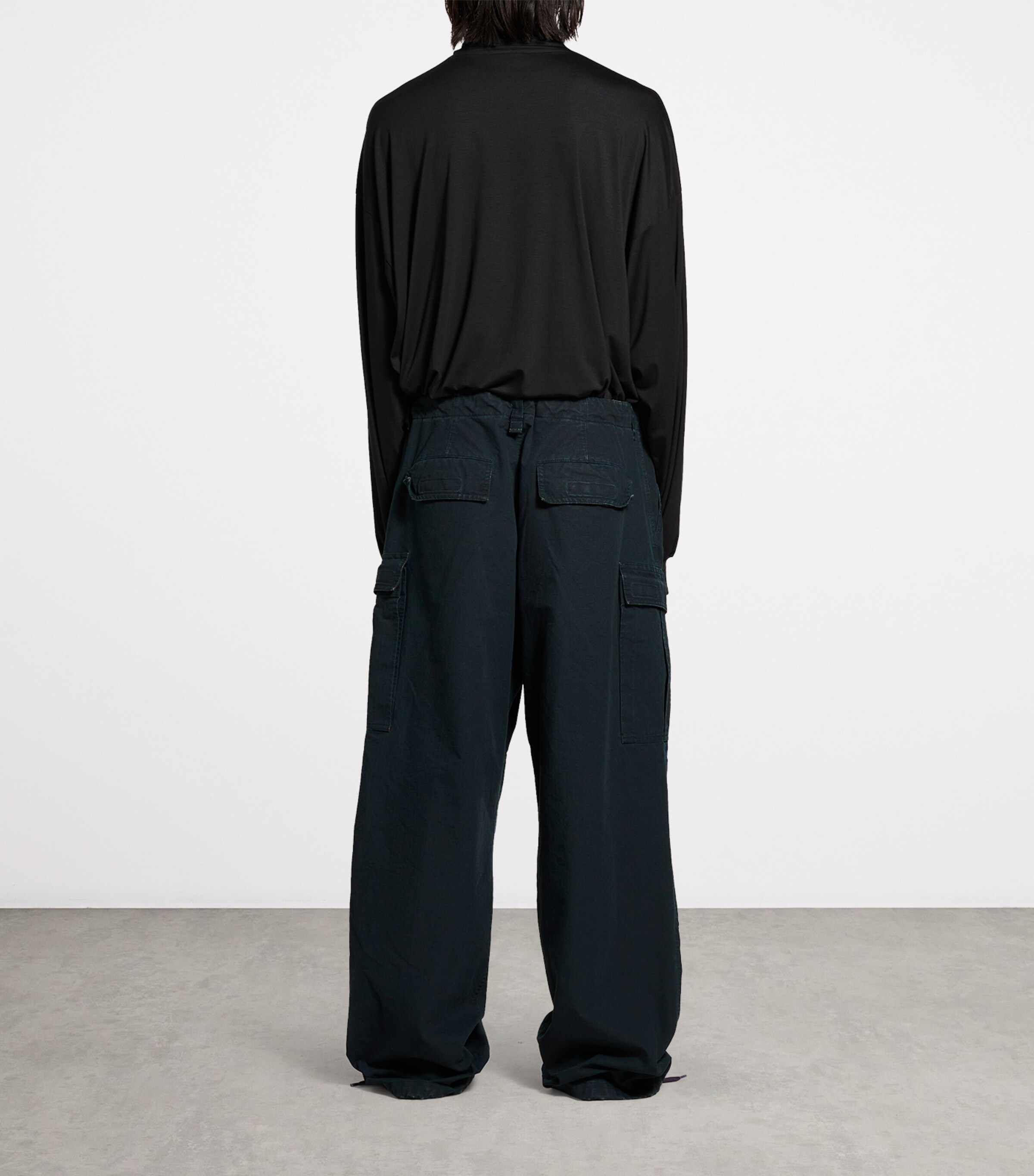 Balenciaga Mens x Under Armour Cotton Cargo Trousers Image 4