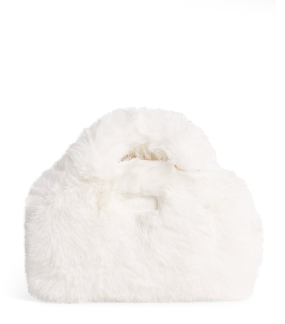 Mini Faux Fur Handbag MARBLE Image 1