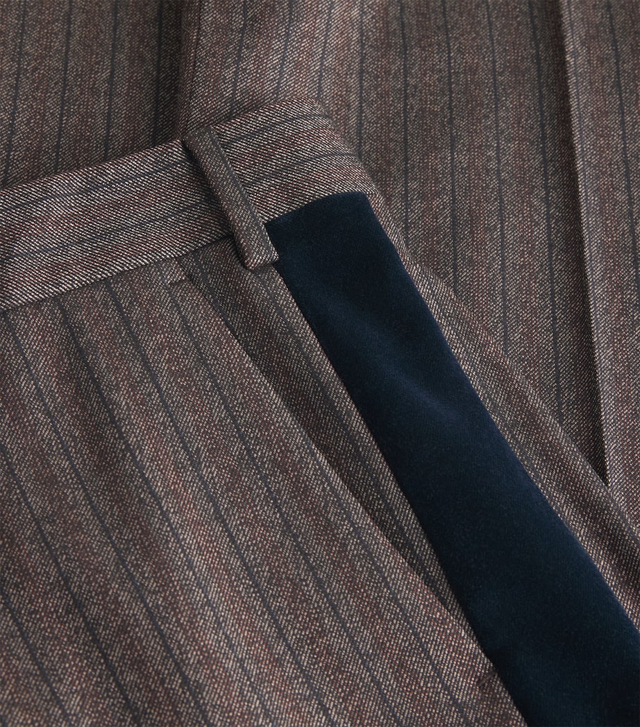 Wool-Blend Alto Trousers GREY STRIPE Image 5