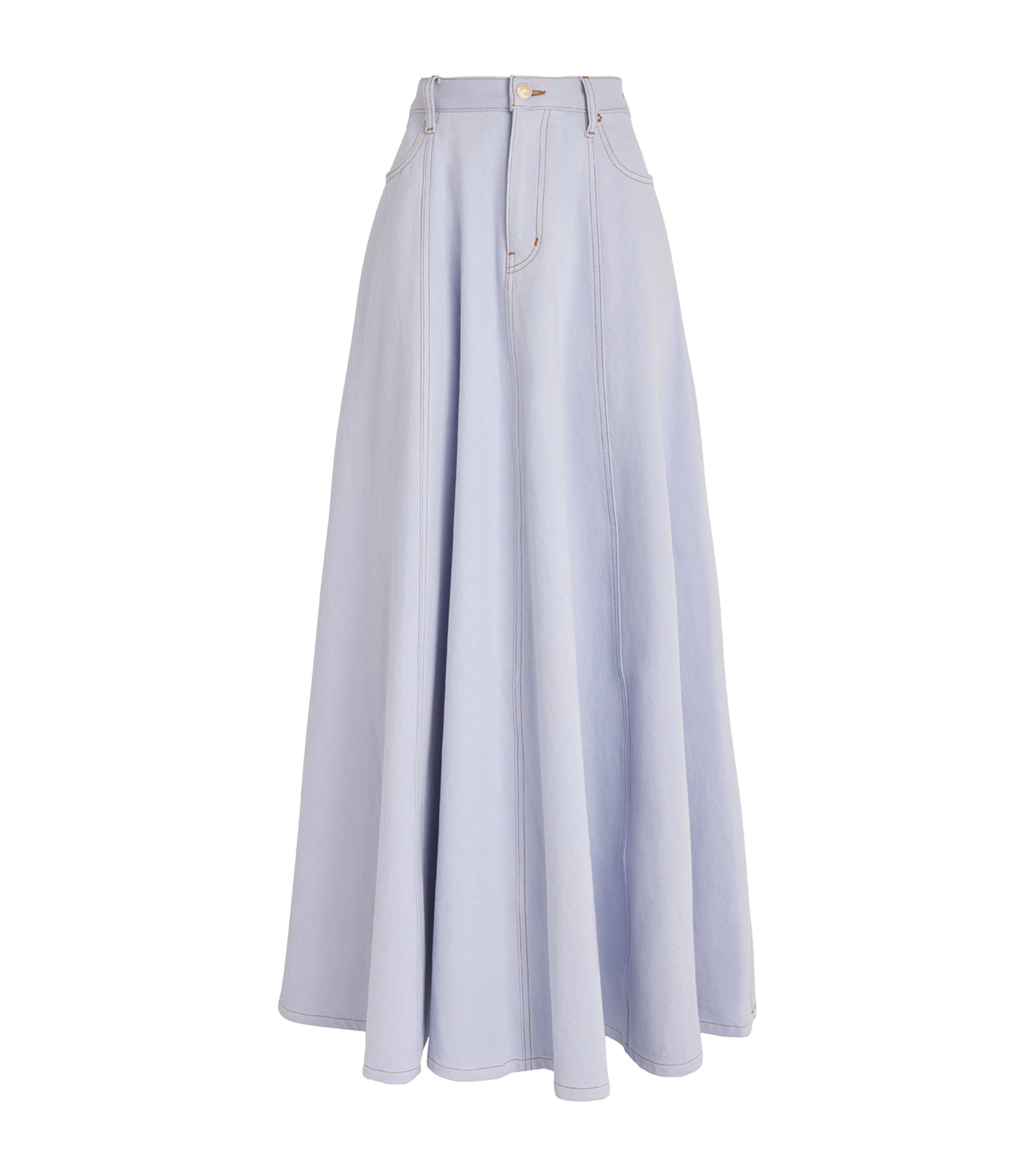 【関税込み】CAROLINA HERRERA High waist skirt Carolina Herrera - Black Cotton & Silk High-Low Evening Skirt