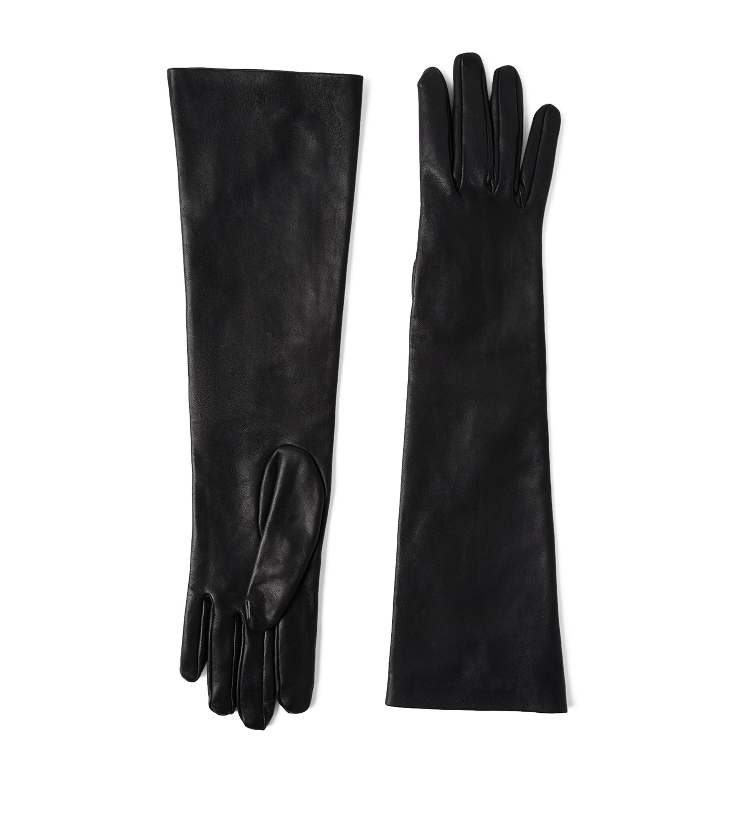 Brunello Cucinelli Leather Gloves In Black