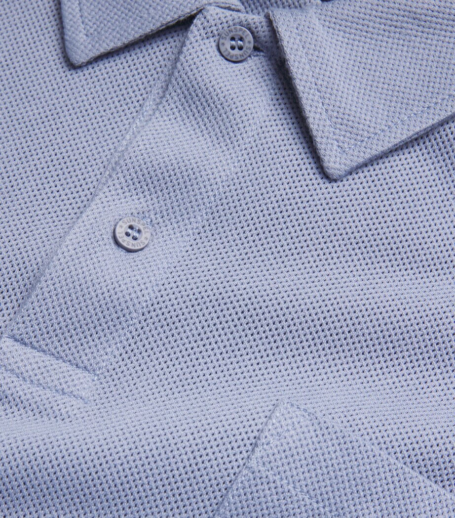 Supima Cotton Riviera Polo Shirt BUWB-VINTAGE BLUE Image 5