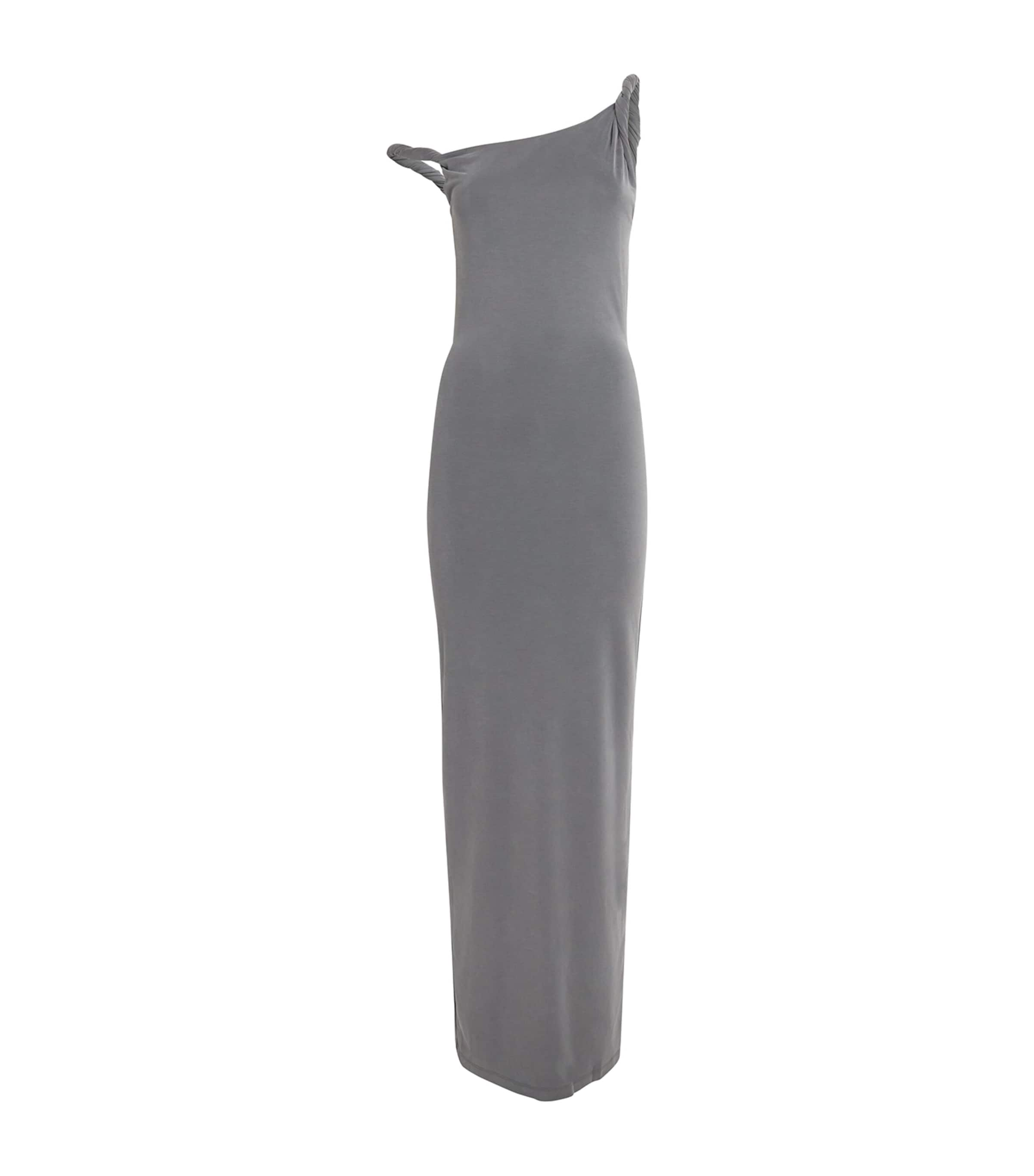 Good American Sandwashed Maxi Dress In Grey