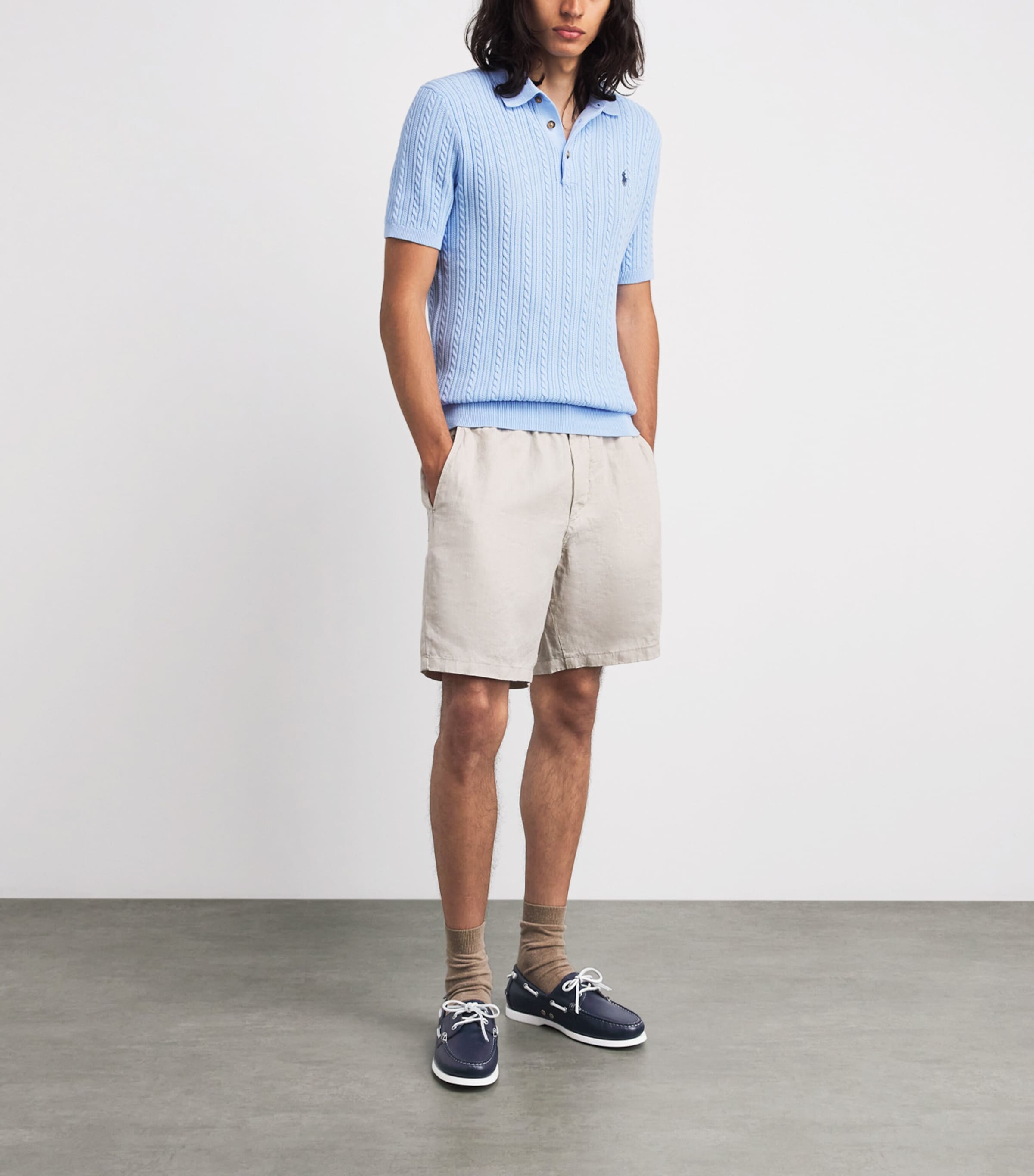 Polo Ralph Lauren Leather Merton Boat Shoes Newport Navy Image 4
