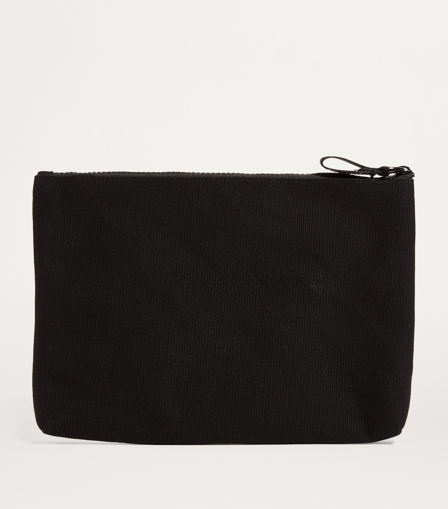 Medium Cotton Logo Pouch BLACK Image 2