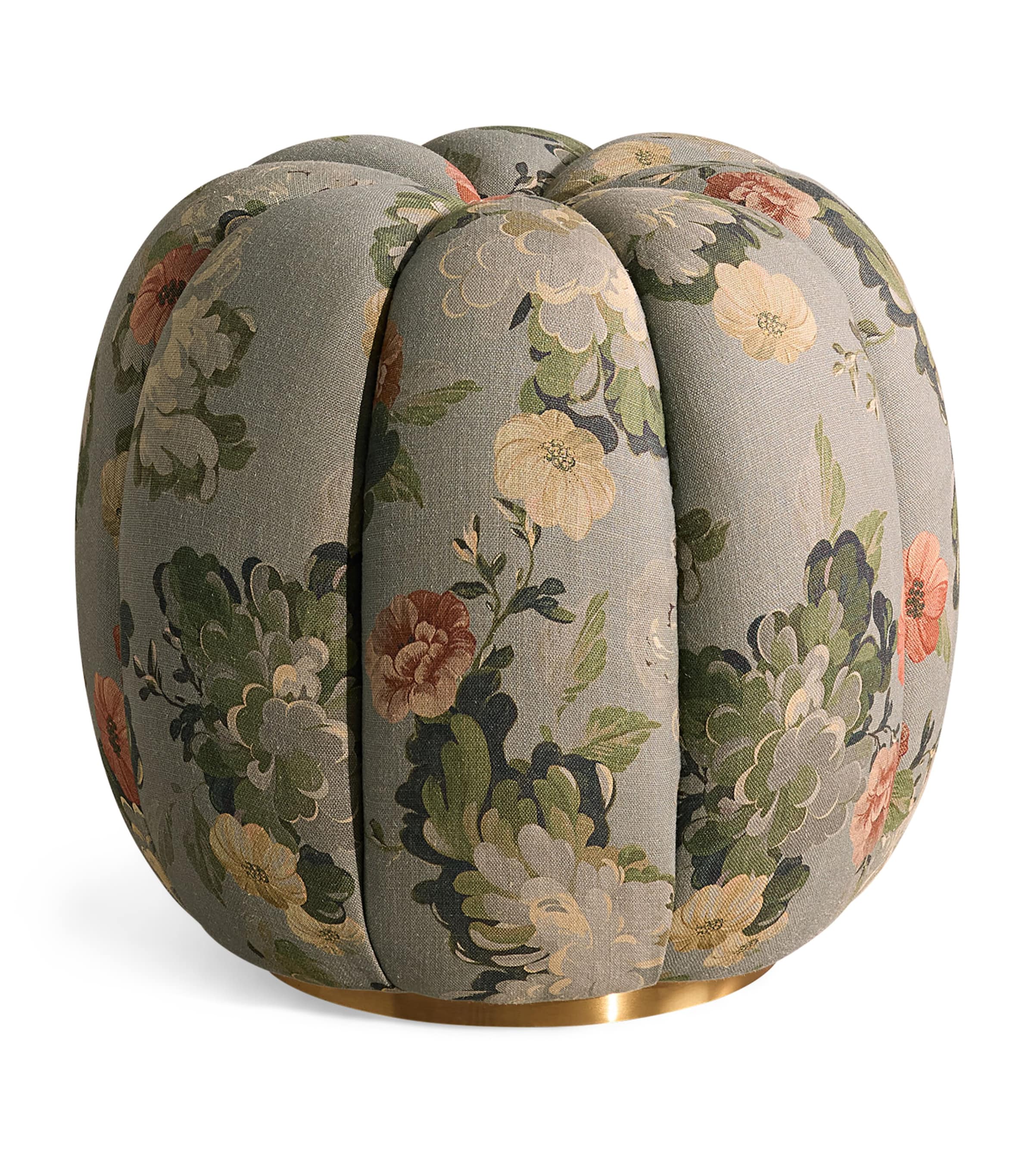Soho Home Linen Sofia Footstool Image 1