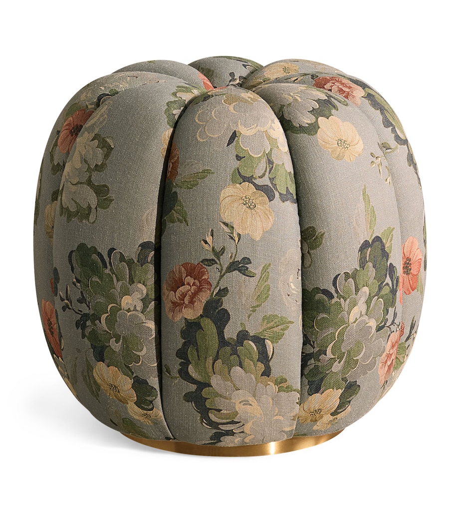 Soho Home Linen Sofia Footstool Image 1