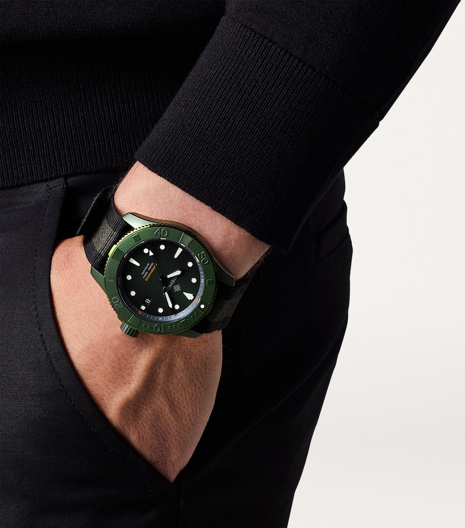 Ceramic Supermarine Watch 43mm GREEN Image 6