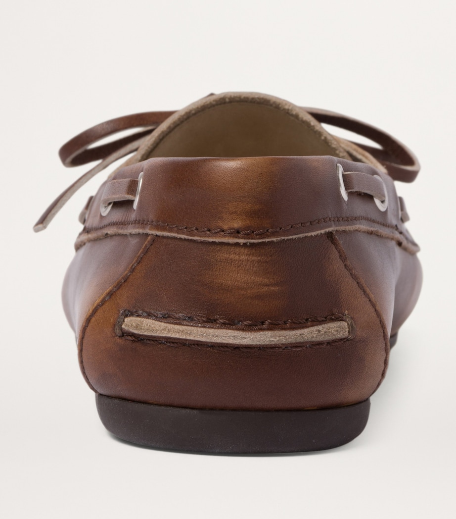 Bleached Leather Loafers F0038 Image 5