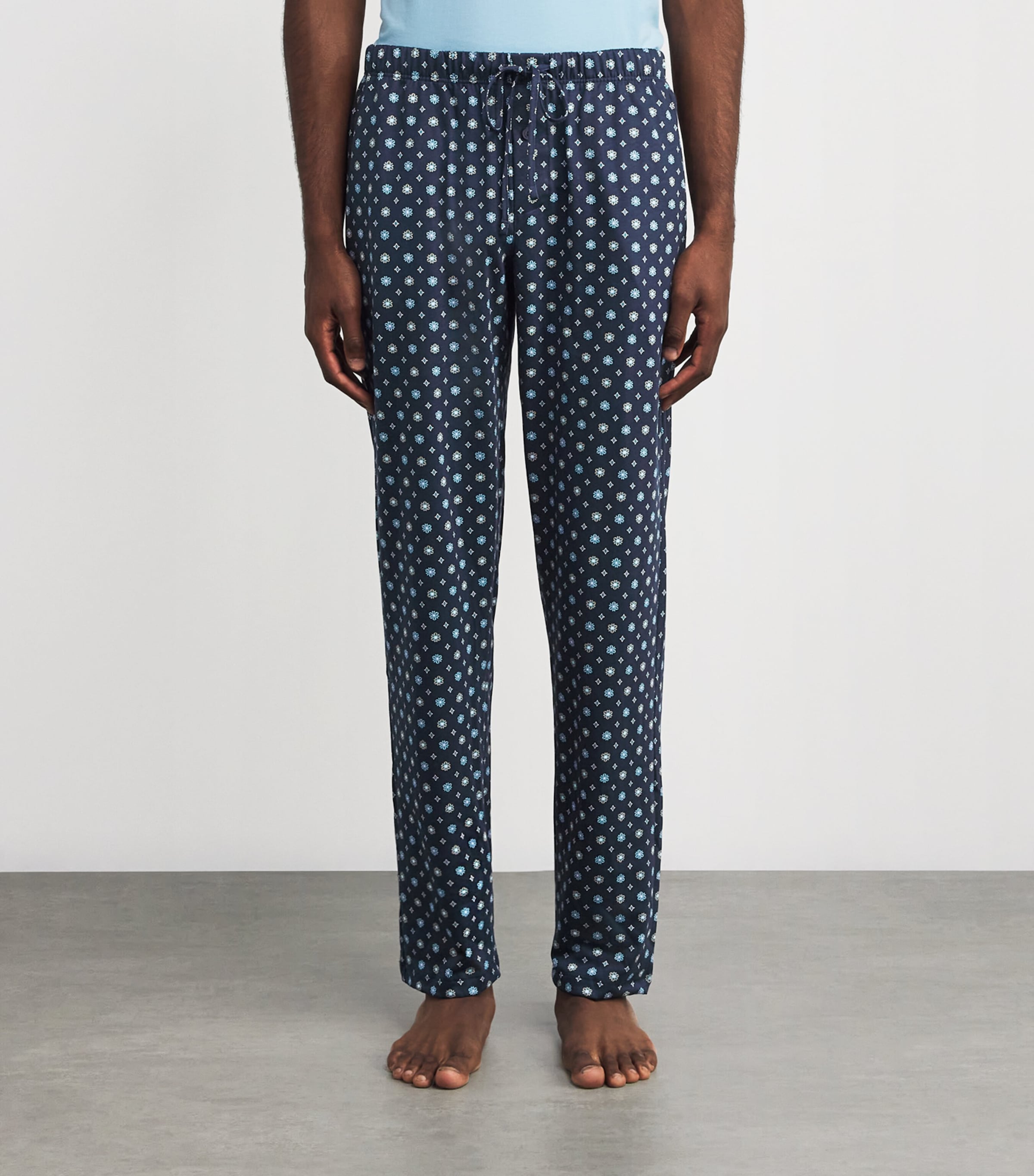 Cotton Night & Day Lounge Trousers 3003 REGATT TIE PRNT Image 3