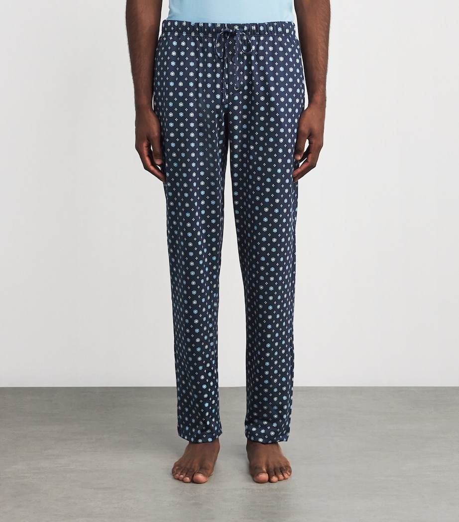 Cotton Night & Day Trousers 3003 REGATT TIE PRNT Image 3