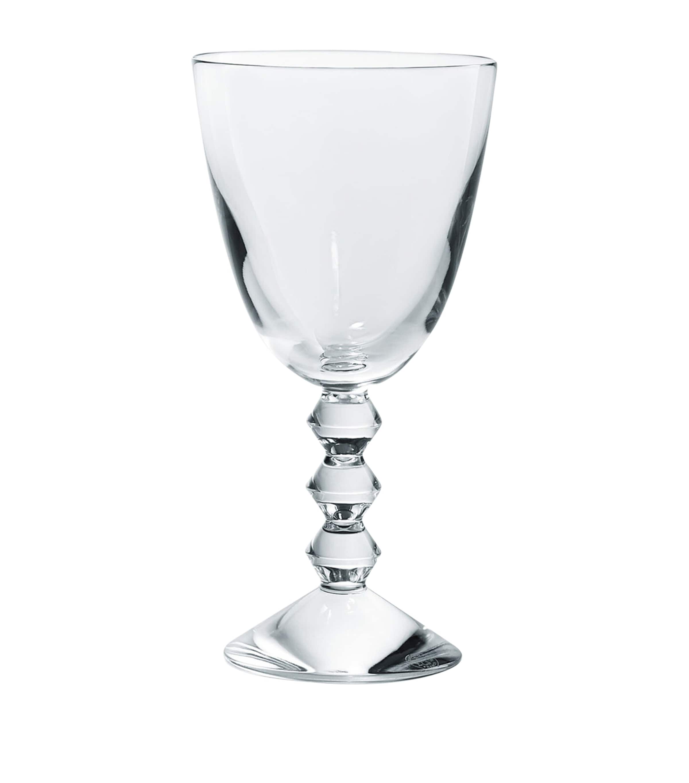 Baccarat Vega Am Lead Crystal Red Wine Glass