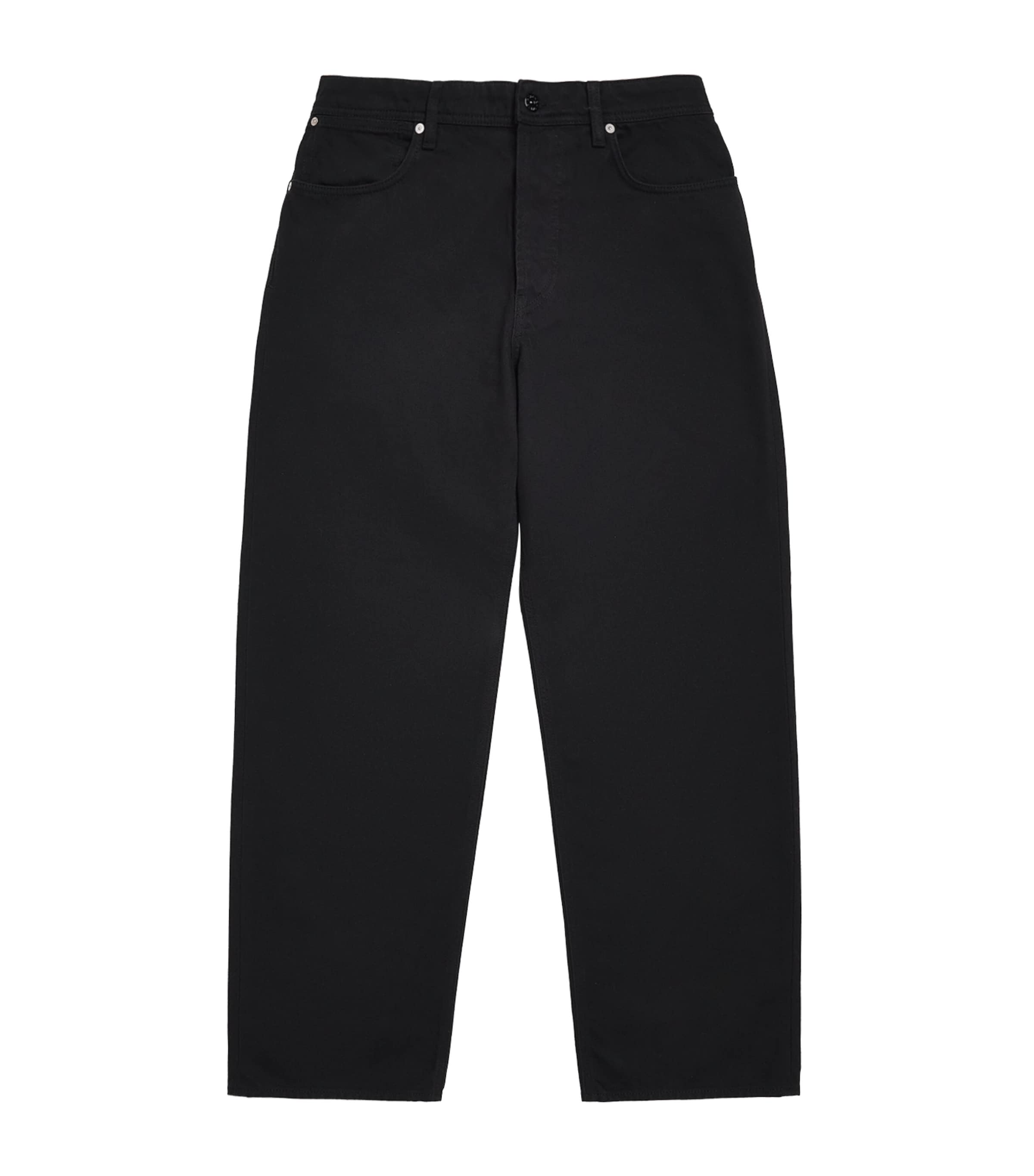 Stone Island Mens Light Bull Loose-Fit Jeans Image 1