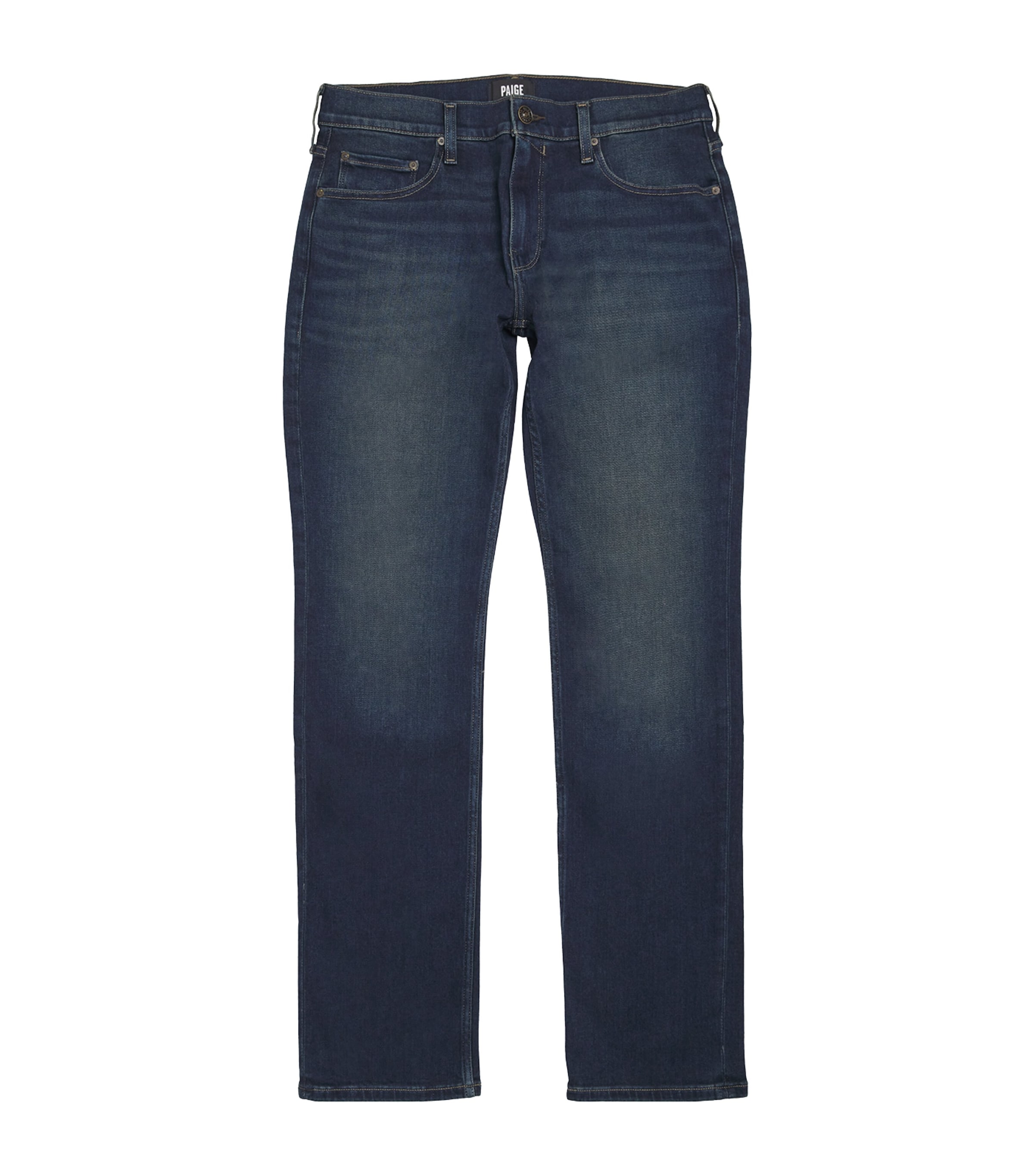 Paige Normandie Straight Jeans In Blue