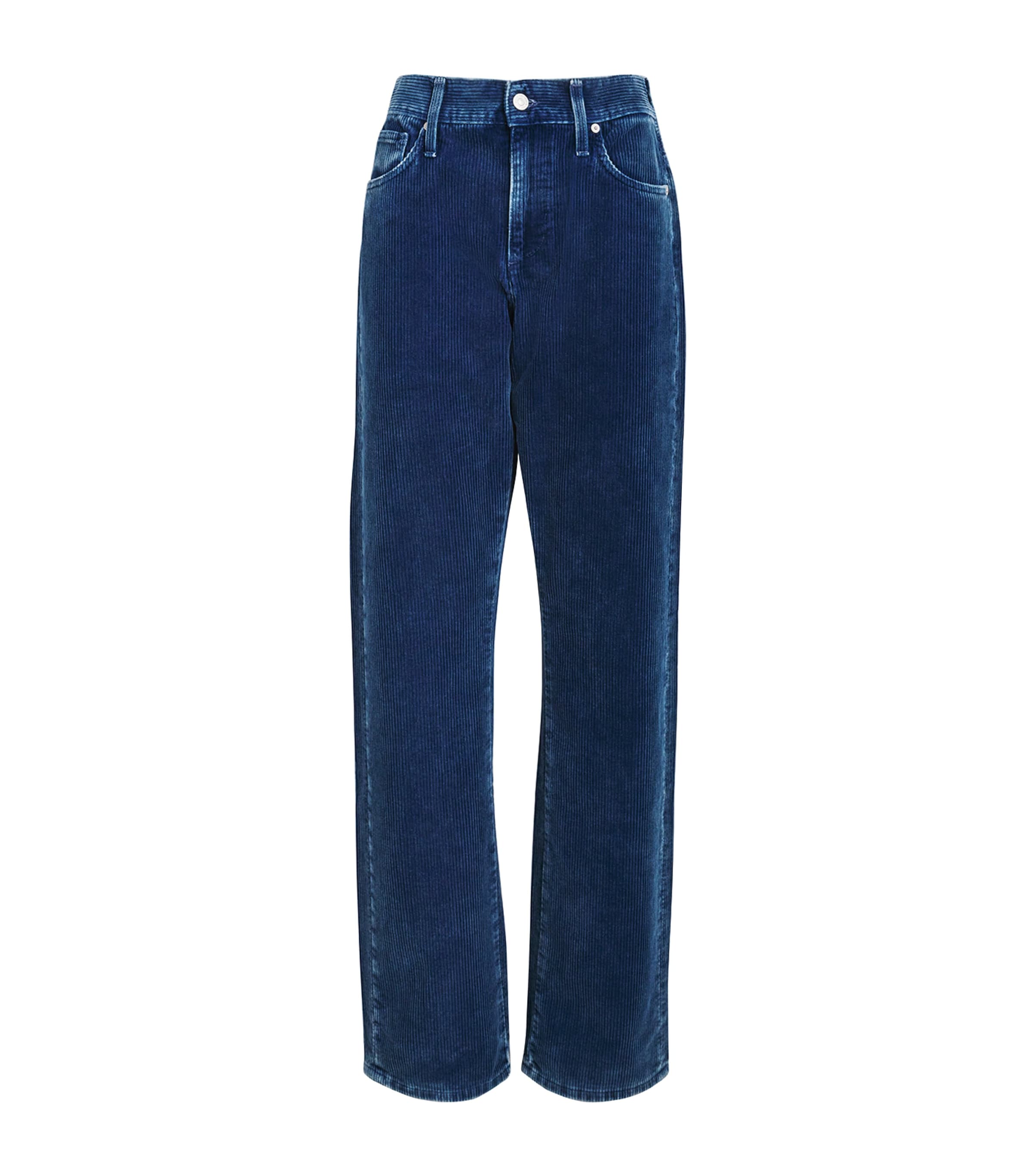 Corduroy Tess High-Rise Straight Jeans OXNARD Image 1