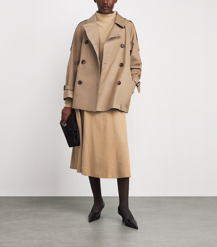 Camel Wool Midi Skirt CAMEL Image 2