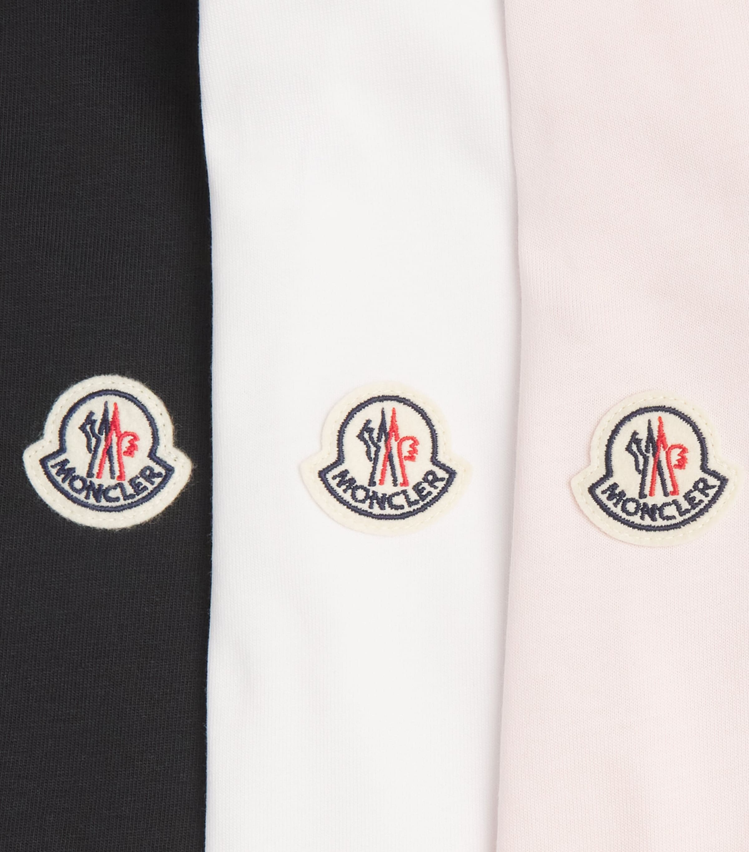 Moncler Womens Logo T-Shirt (Pack of 3) Image 6