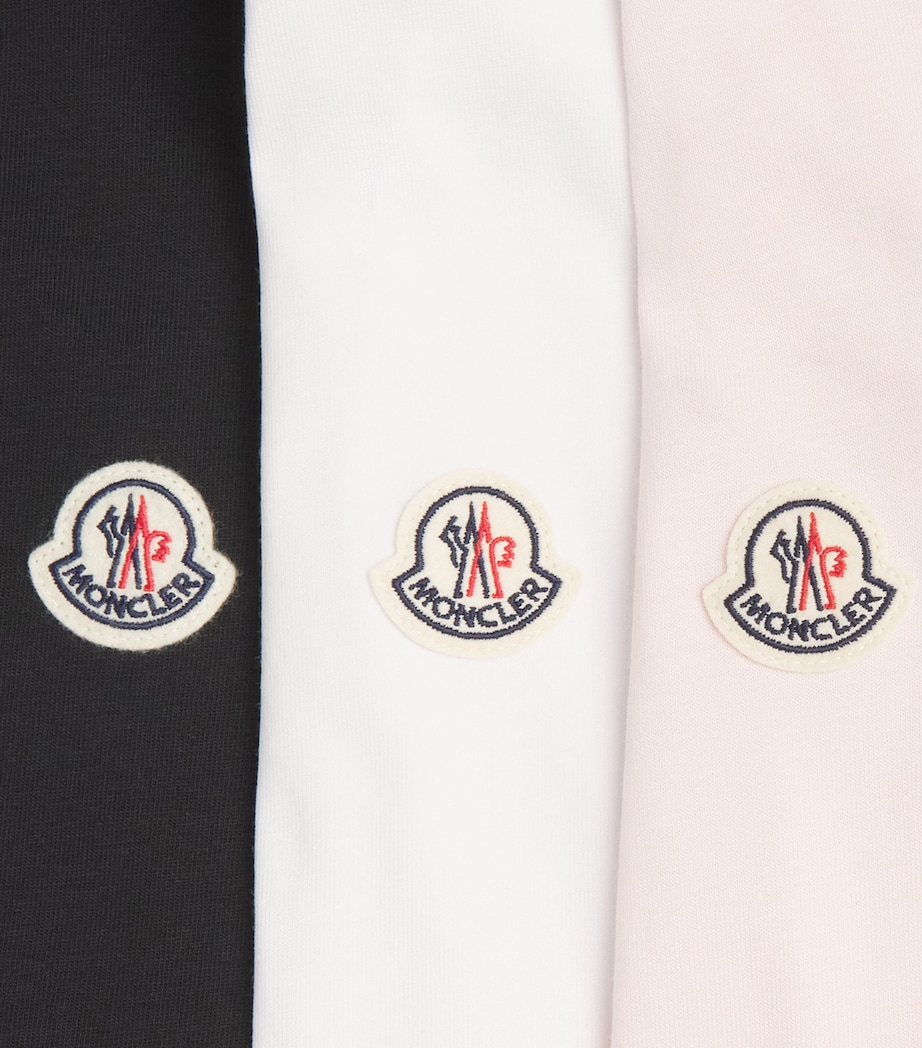 Moncler Womens Logo T-Shirt (Pack of 3) Image 6