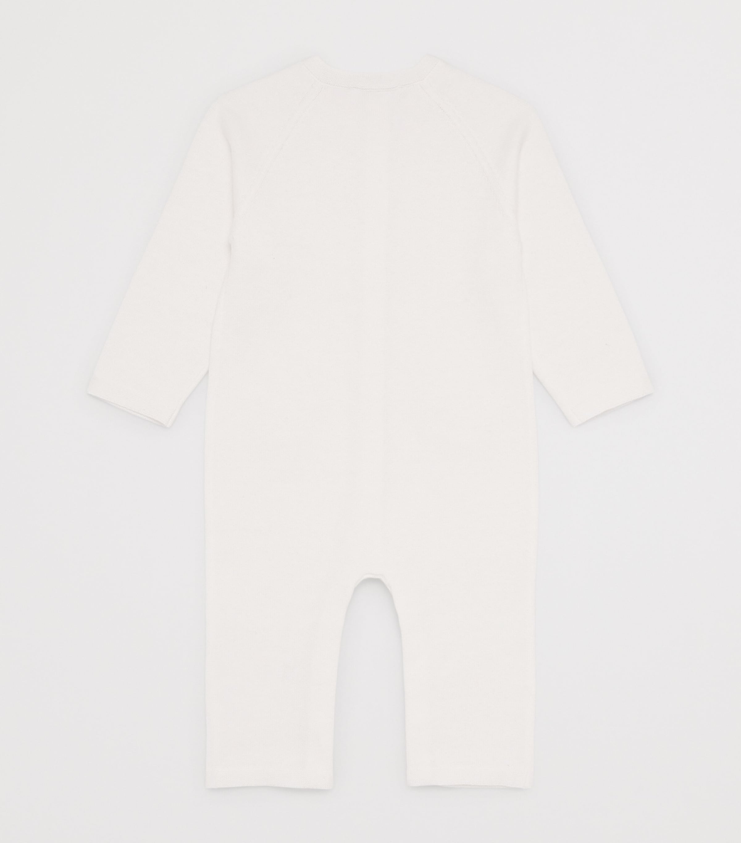 Cotton Rabbit Jacquard Playsuit (1-24 Months) 13NACRE Image 2