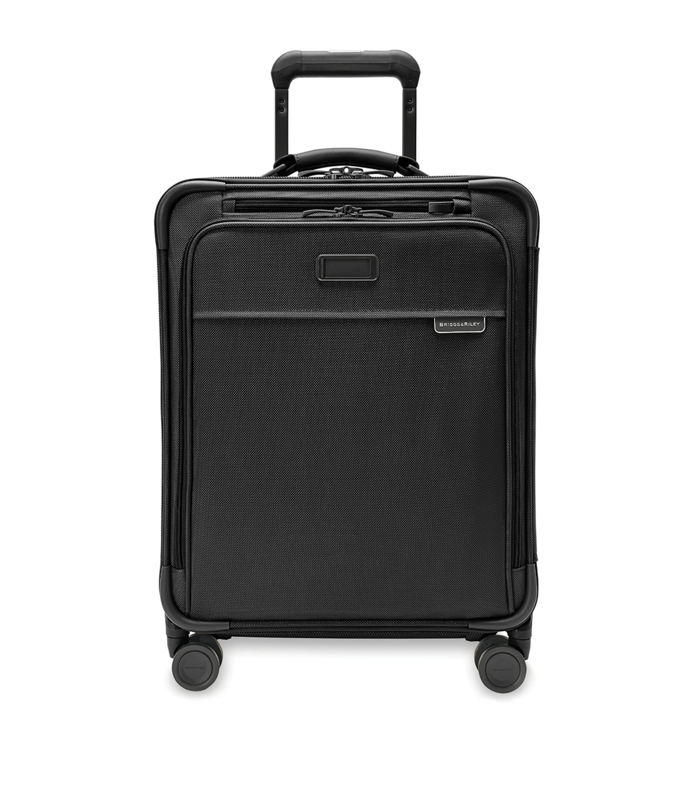 Briggs & Riley Baseline Essential Carry-on Expandable Spinner Suitcase In Black